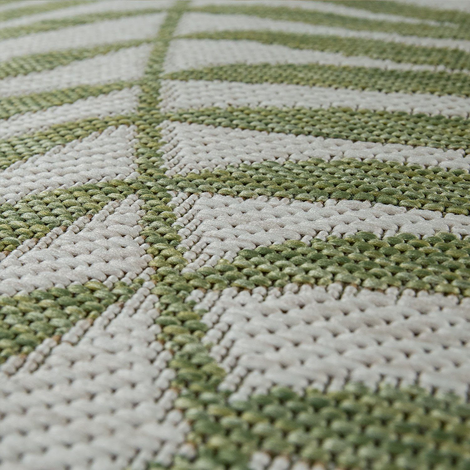 Paco Home Vloerkleed Kuba 123 Platweefsel, motief blaadjes, geschikt voor binnen en buiten, woonkamer