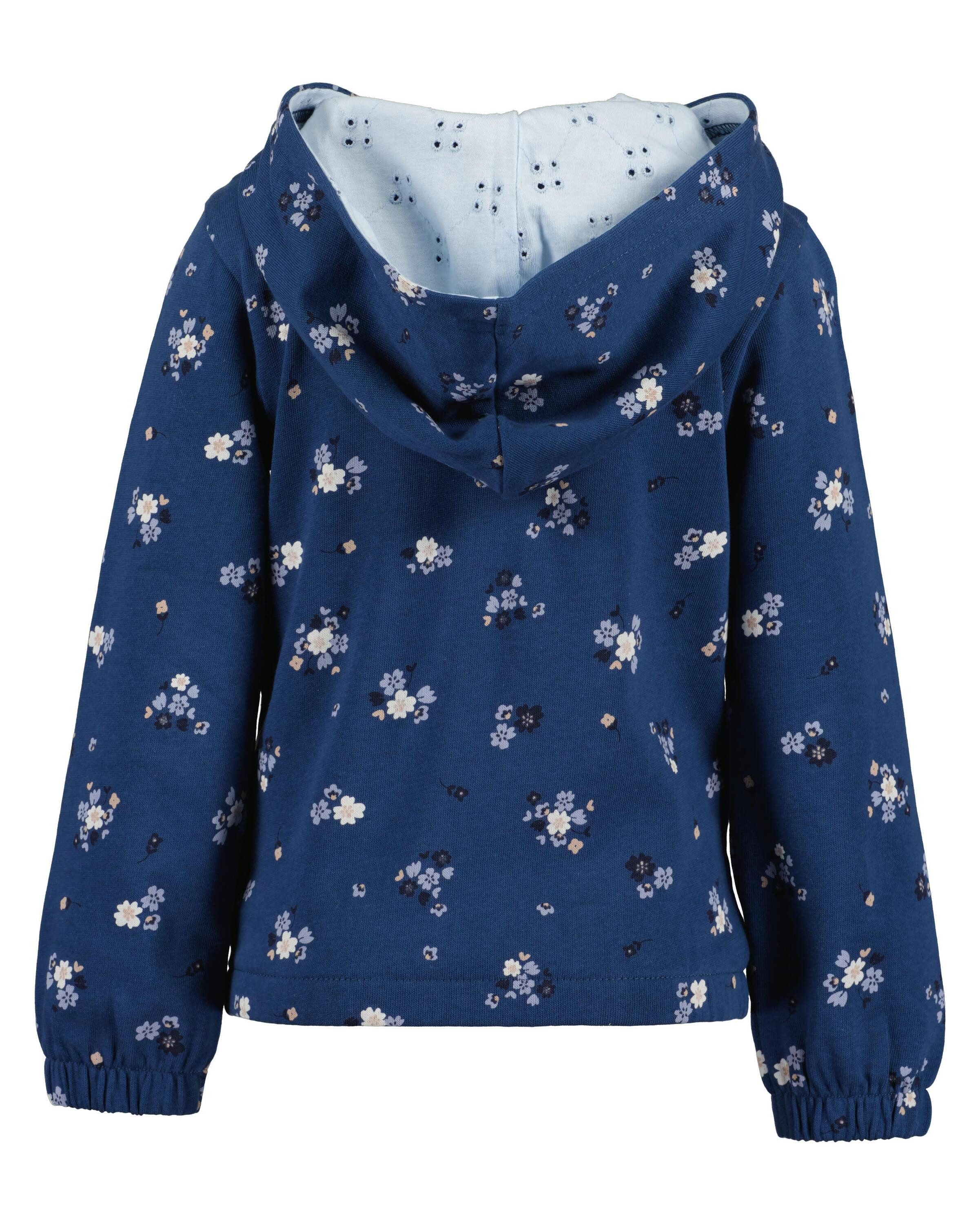 Blue Seven Sweatvest Blue Seven meisjes sweatjack met capuchon katoen lange mouwen (1-delig)