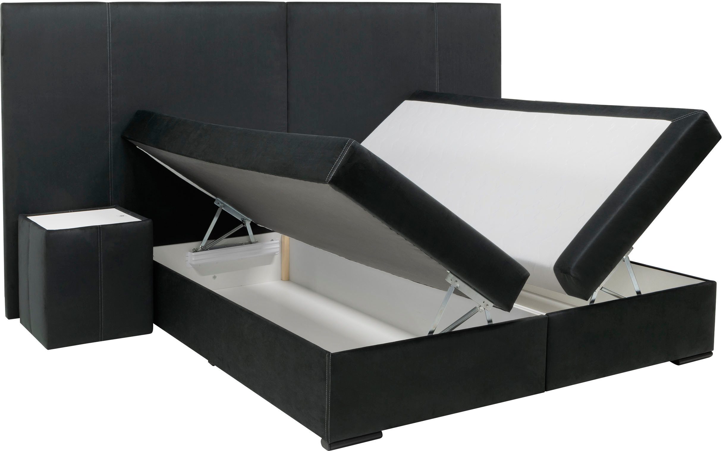 COLLECTION AB Boxspring 30 jaar jubileum model BIG incl. topmatras & bedkist, naar keuze h2,h3,h4