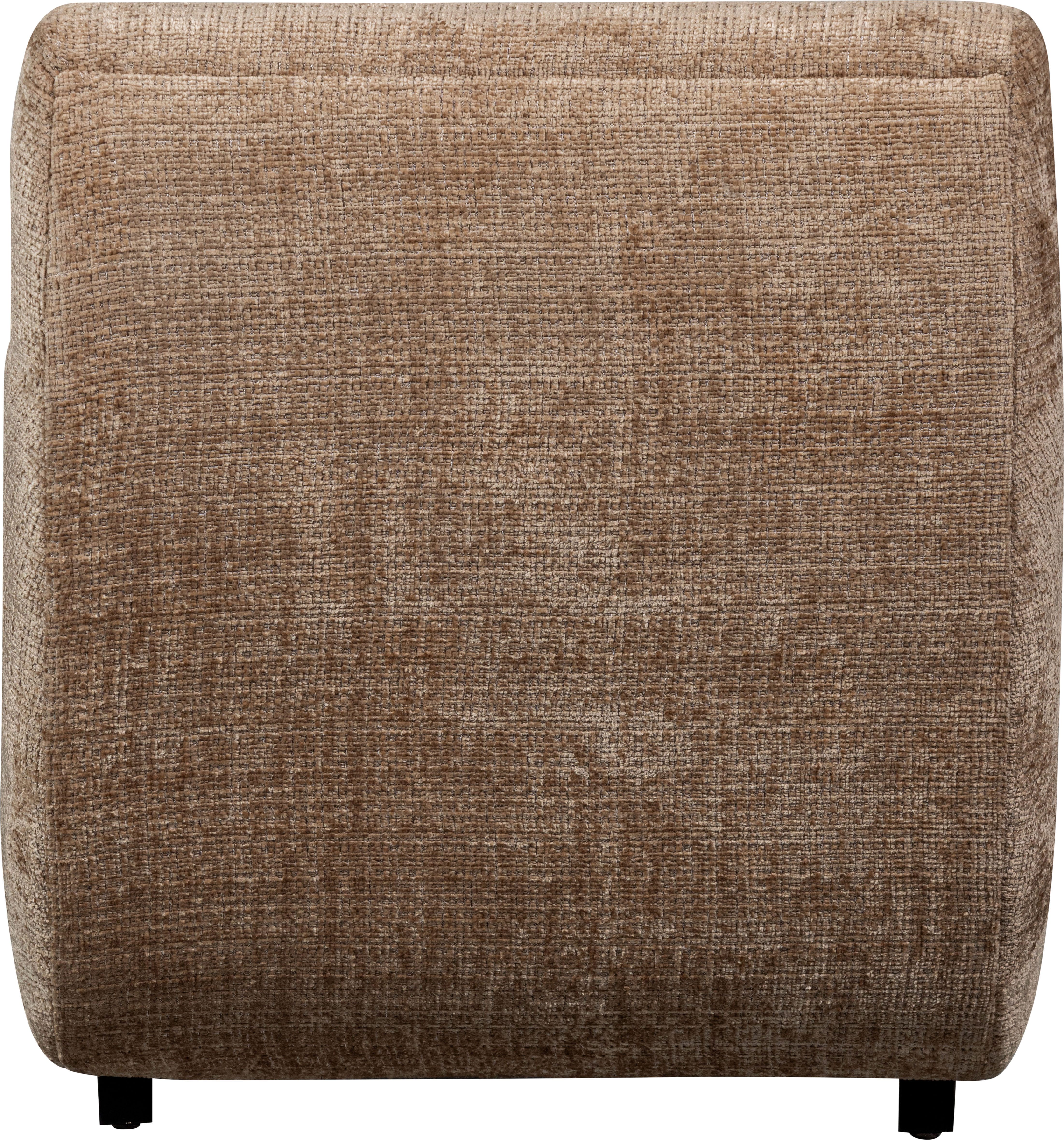 WOOOD Fauteuil Observe vrijstaand, grof geweven chenille-stof, h 82 cm x b 75 cm