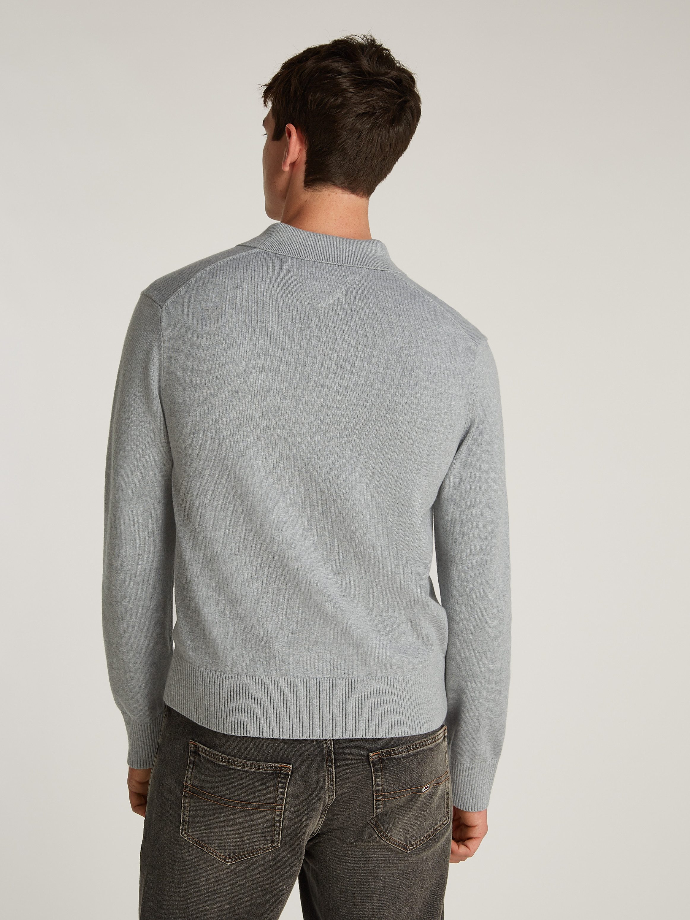 TOMMY JEANS Trui met polokraag TJM SLIM ESSENTIAL POLO SWEATER