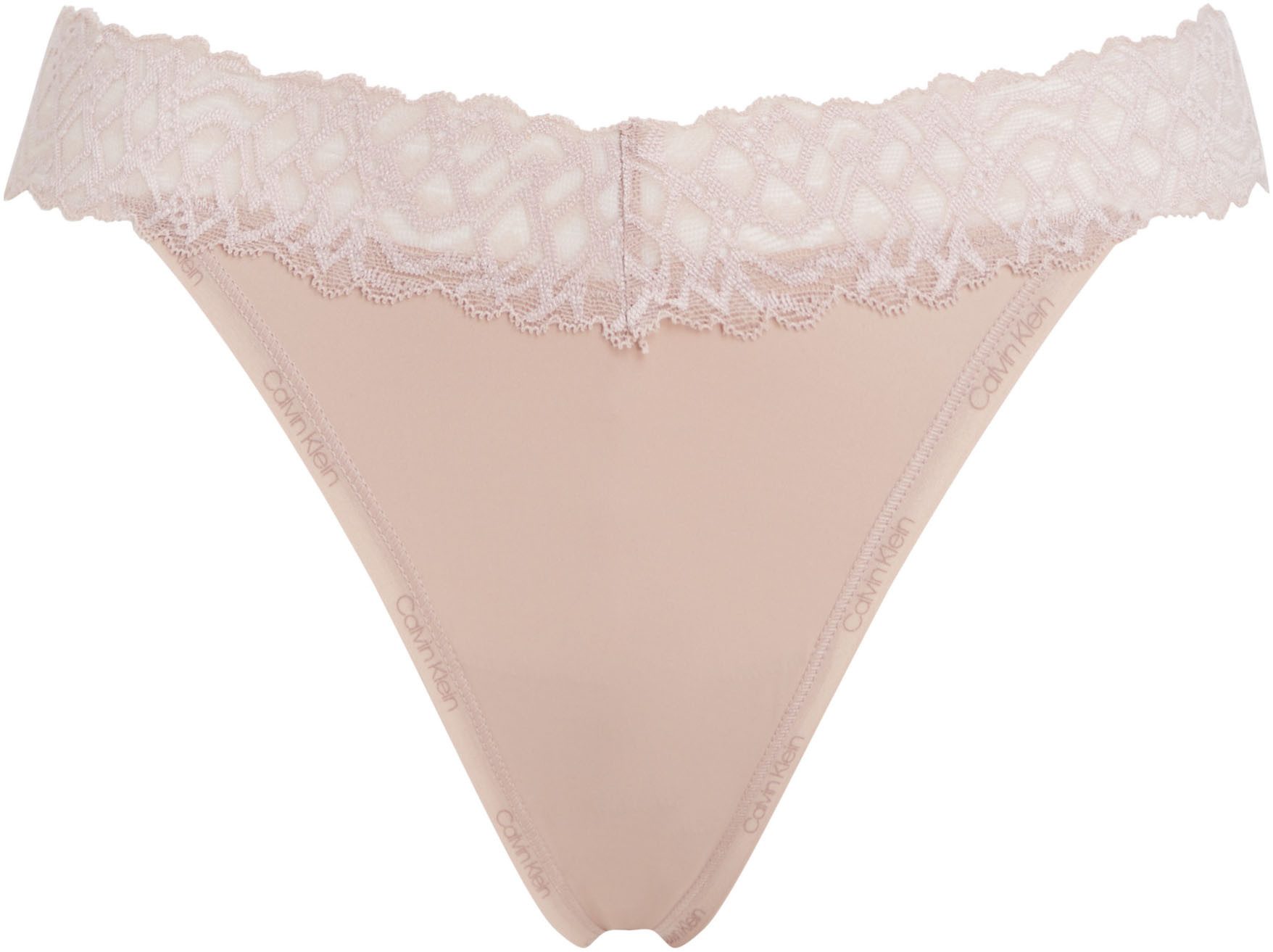 Calvin Klein Stringtanga THONG met kant op de band