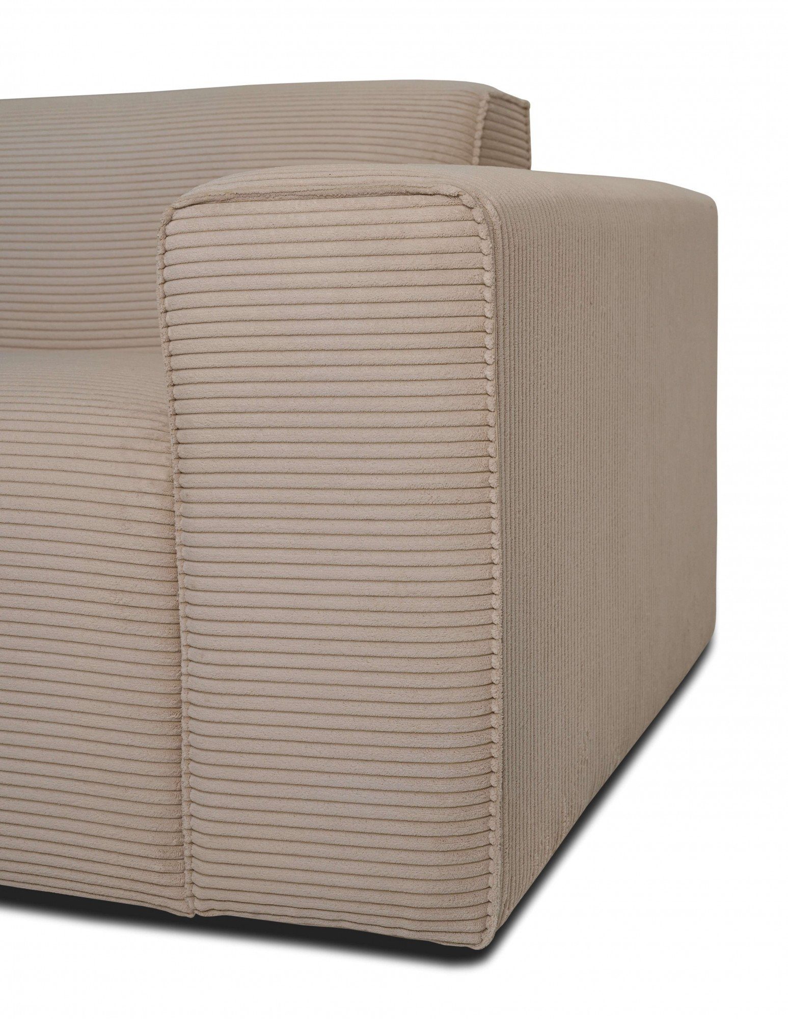 INOSIGN Zithoek Clayton in een trendy ribfluwelen bekleding, diverse combinaties mogelijk