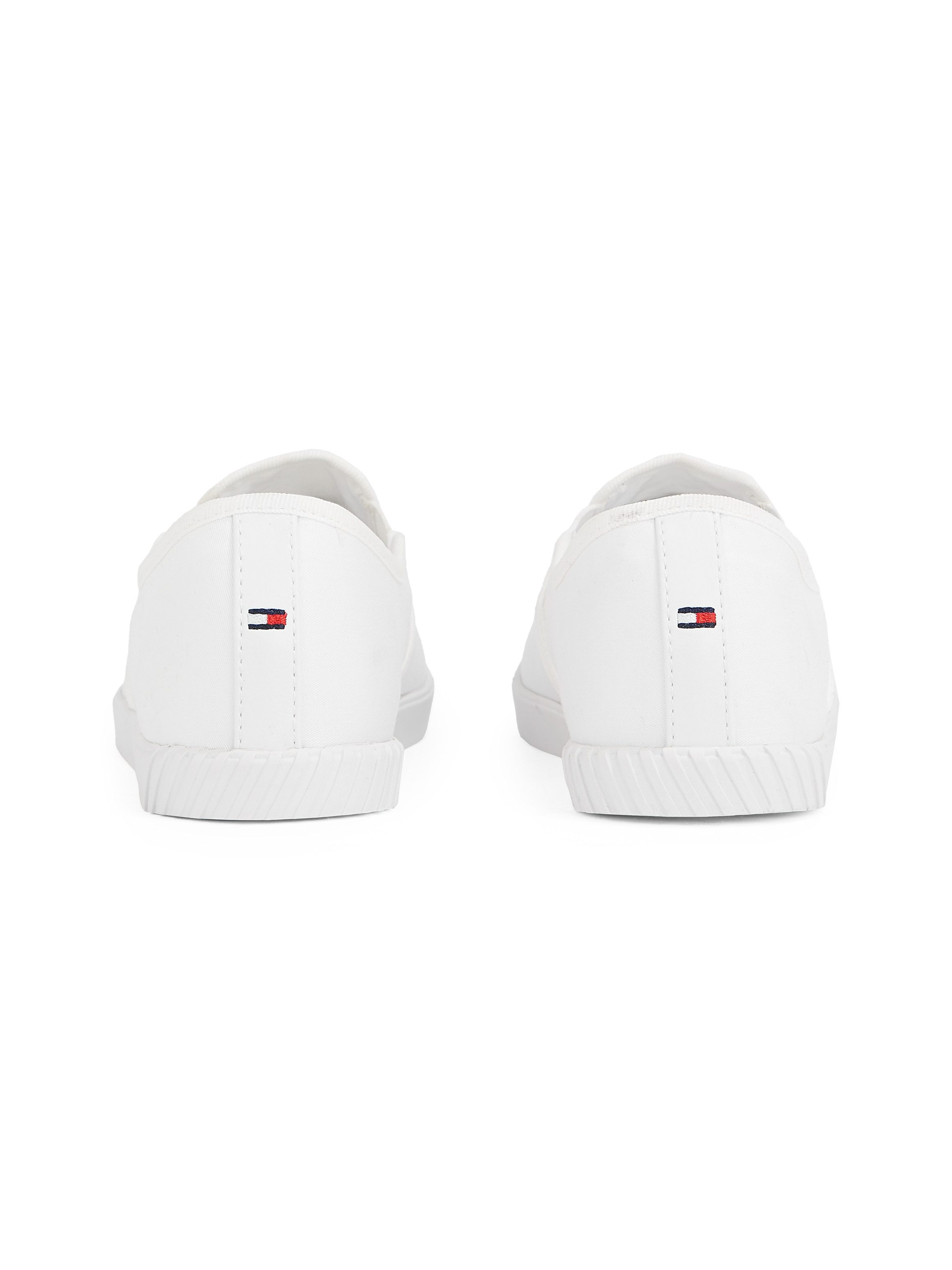 Tommy Hilfiger Slip-on sneakers CANVAS SLIP-ON SNEAKER , vrijetijdsschoen, instapschoen, slipper, lage schoen, vlaggenborduring