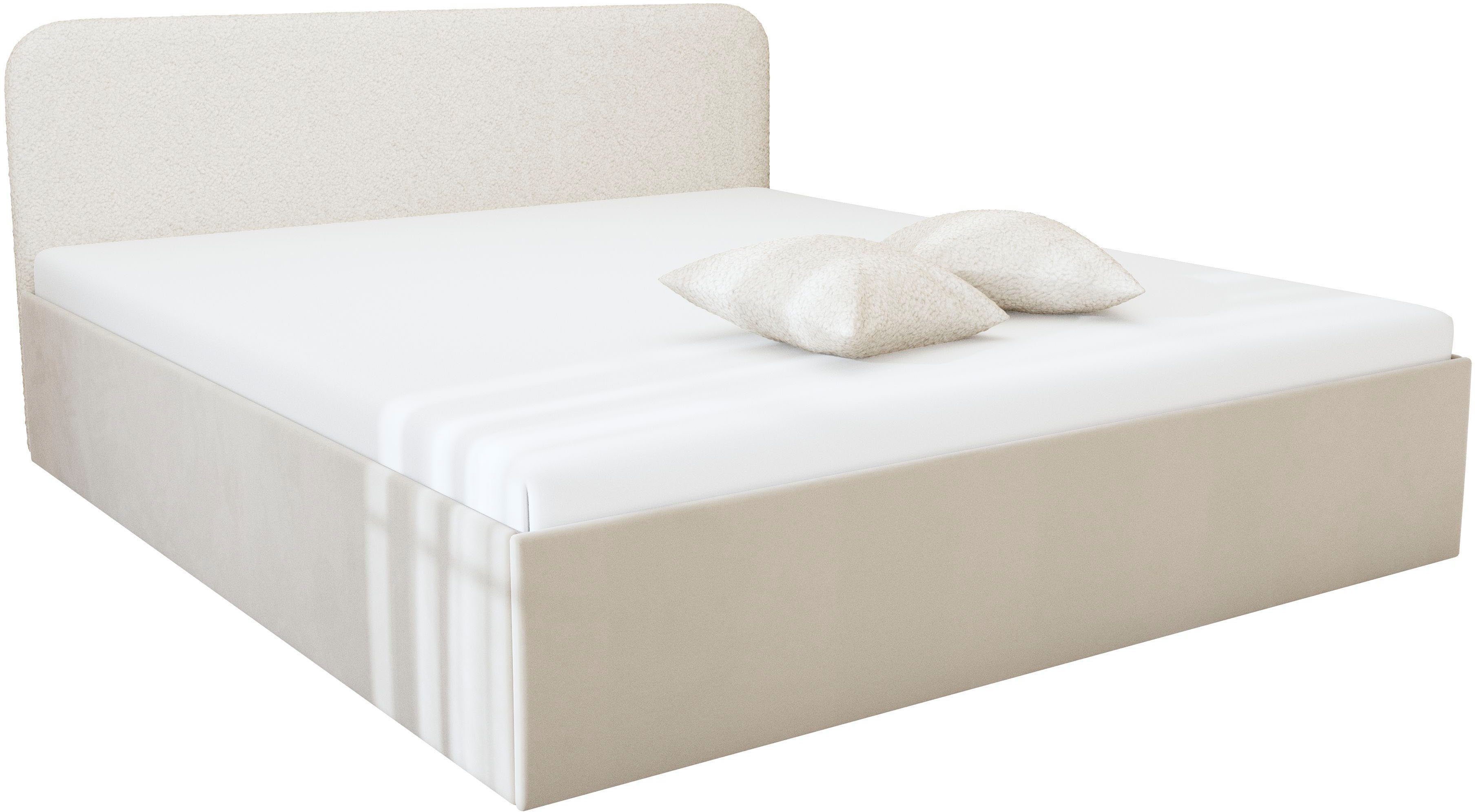 Westfalia Polsterbetten Gestoffeerd bed Shawn bed verkrijgbaar in twee verschillende hoogtes