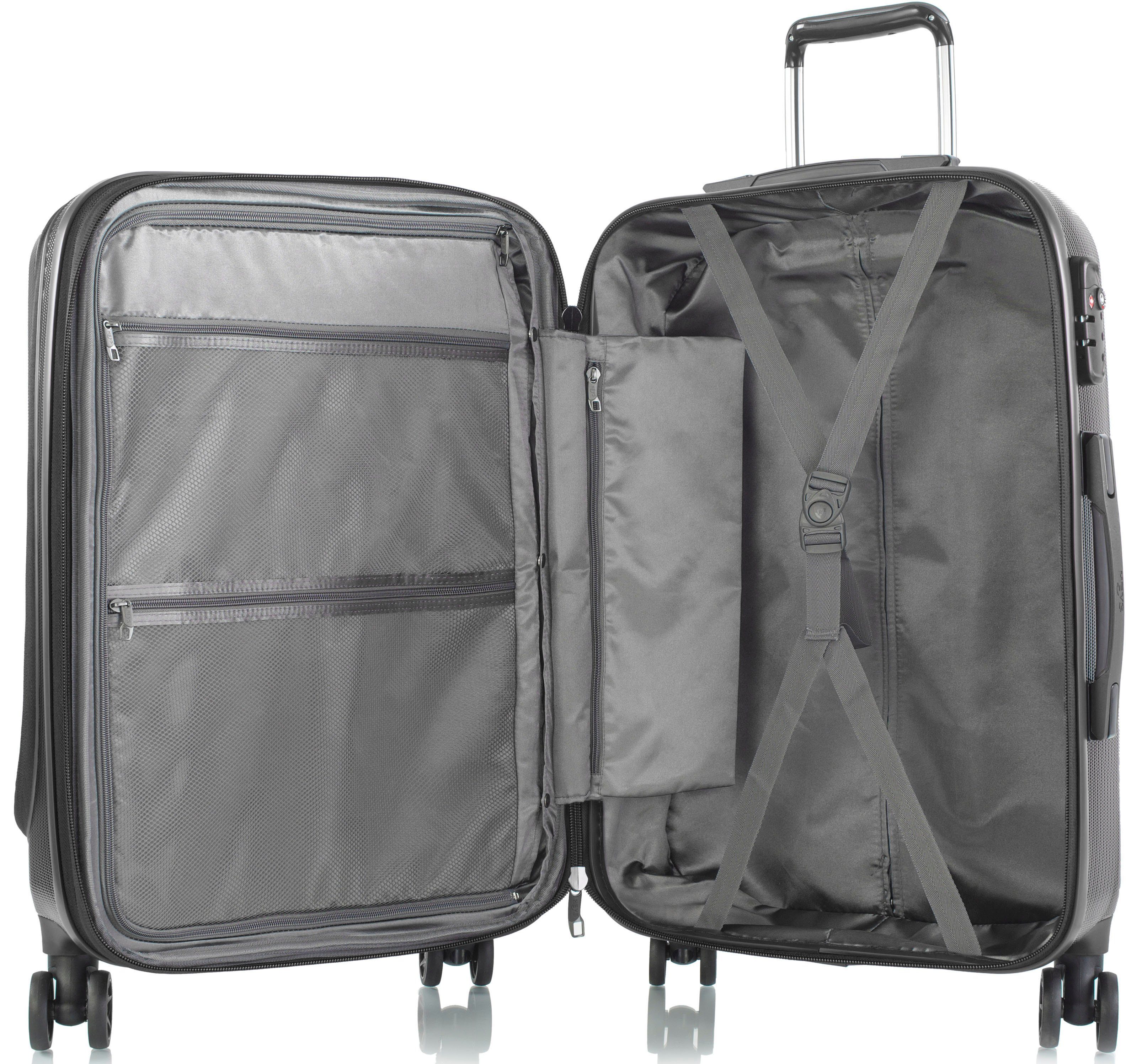 Heys Hardshell-trolley Vantage, in verschillende kleuren en maten Heys x Joachim Llambi reisbagage met voorkant toegang vak volumevergroting
