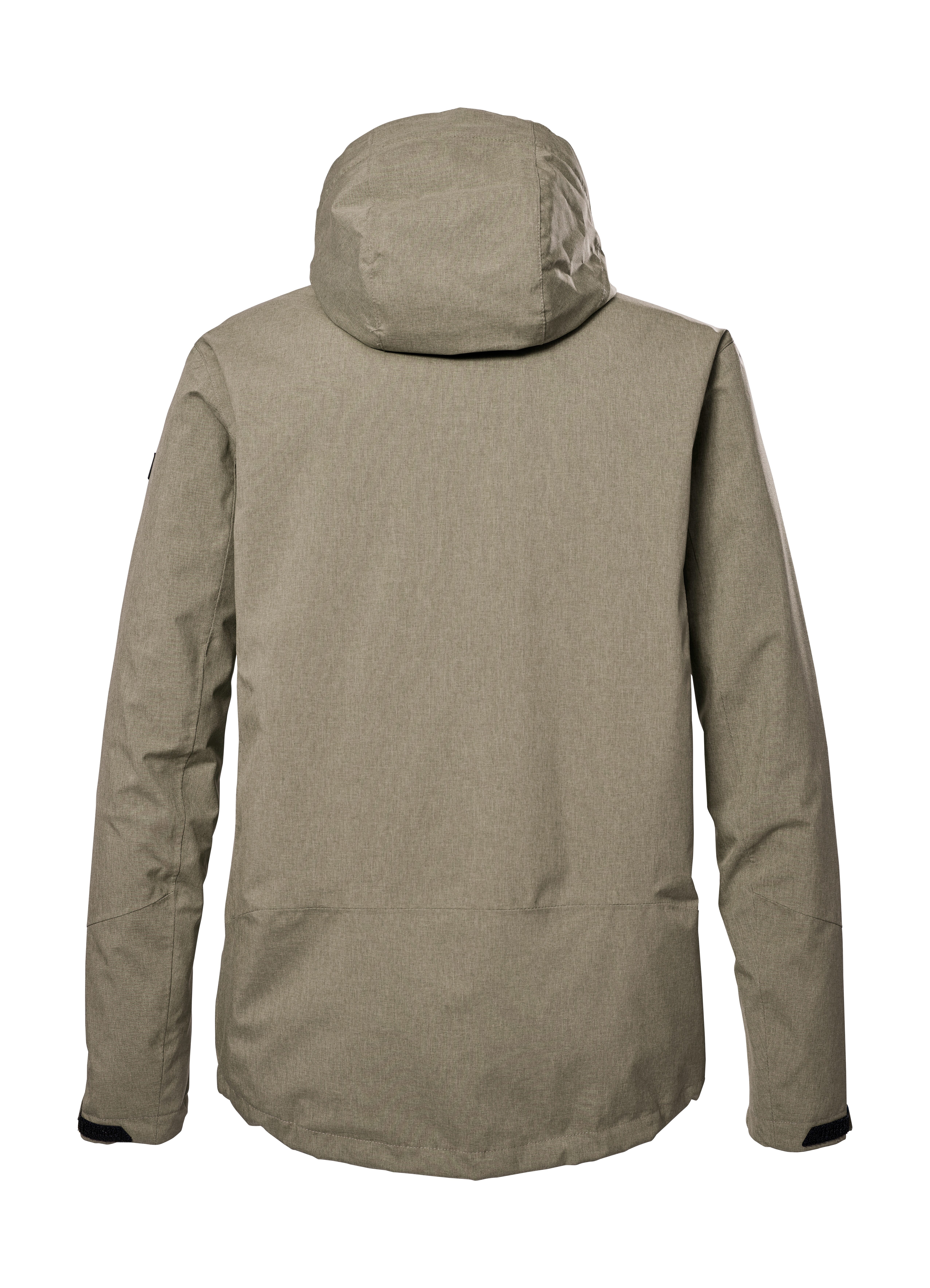 Killtec Outdoorjack KOS 53 MN JCKT Functionele jas: Wind- en waterdicht, ademend, afneembare capuchon