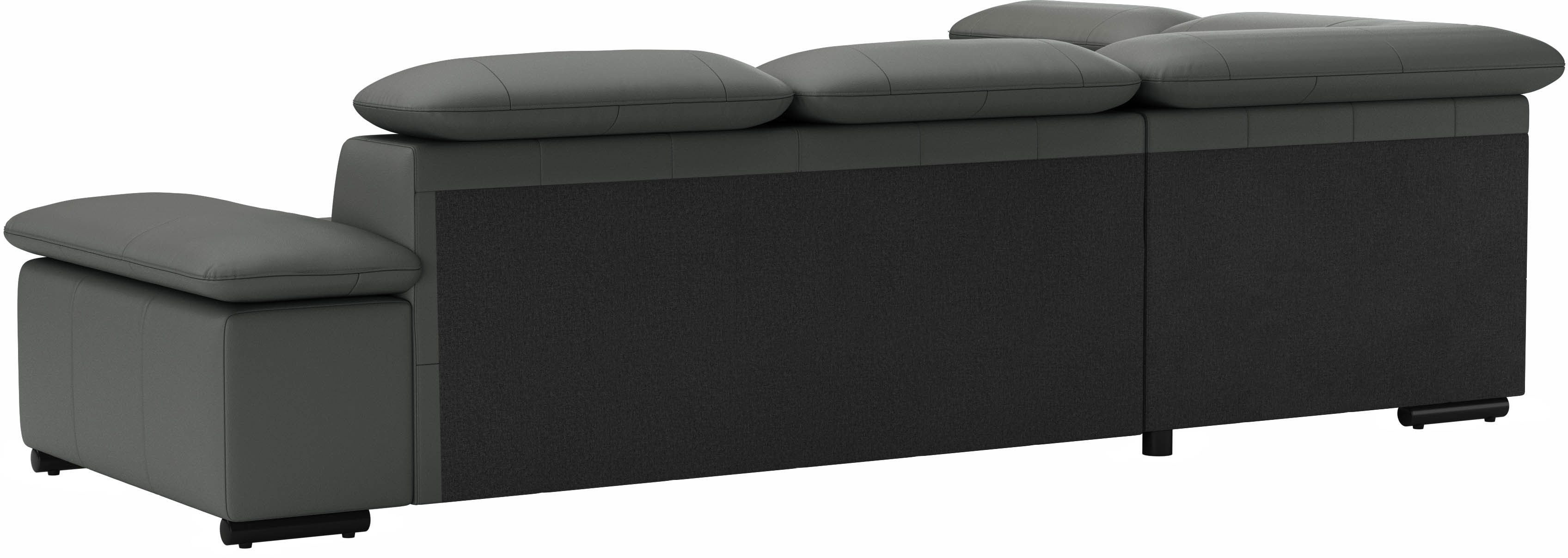 sit&more Hoekbank Alcudia L-vorm met armverstelling, optionele hoofdeindverstelling en bedfunctie