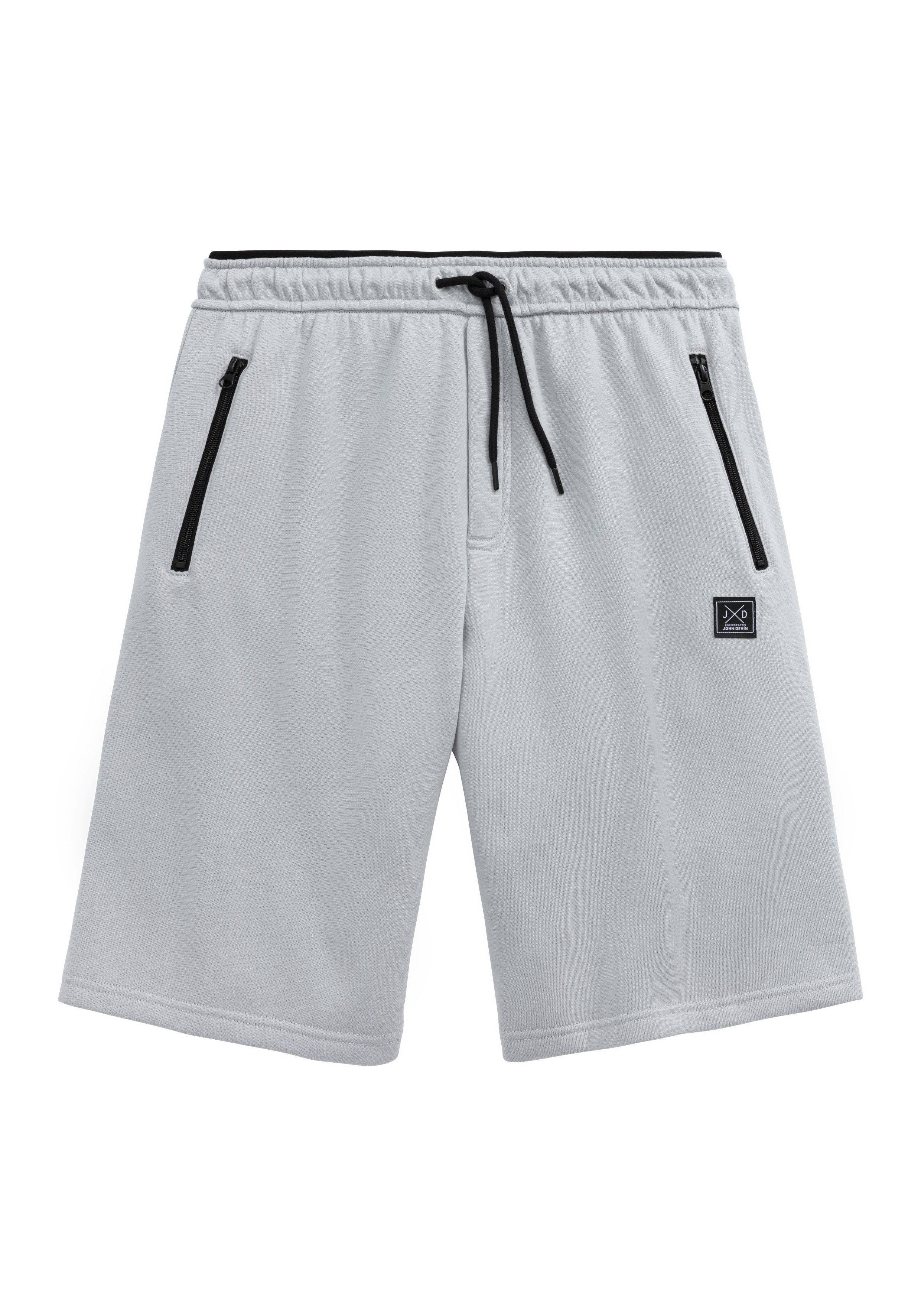 John Devin Sweatshort , zijzakken met zwarte rits