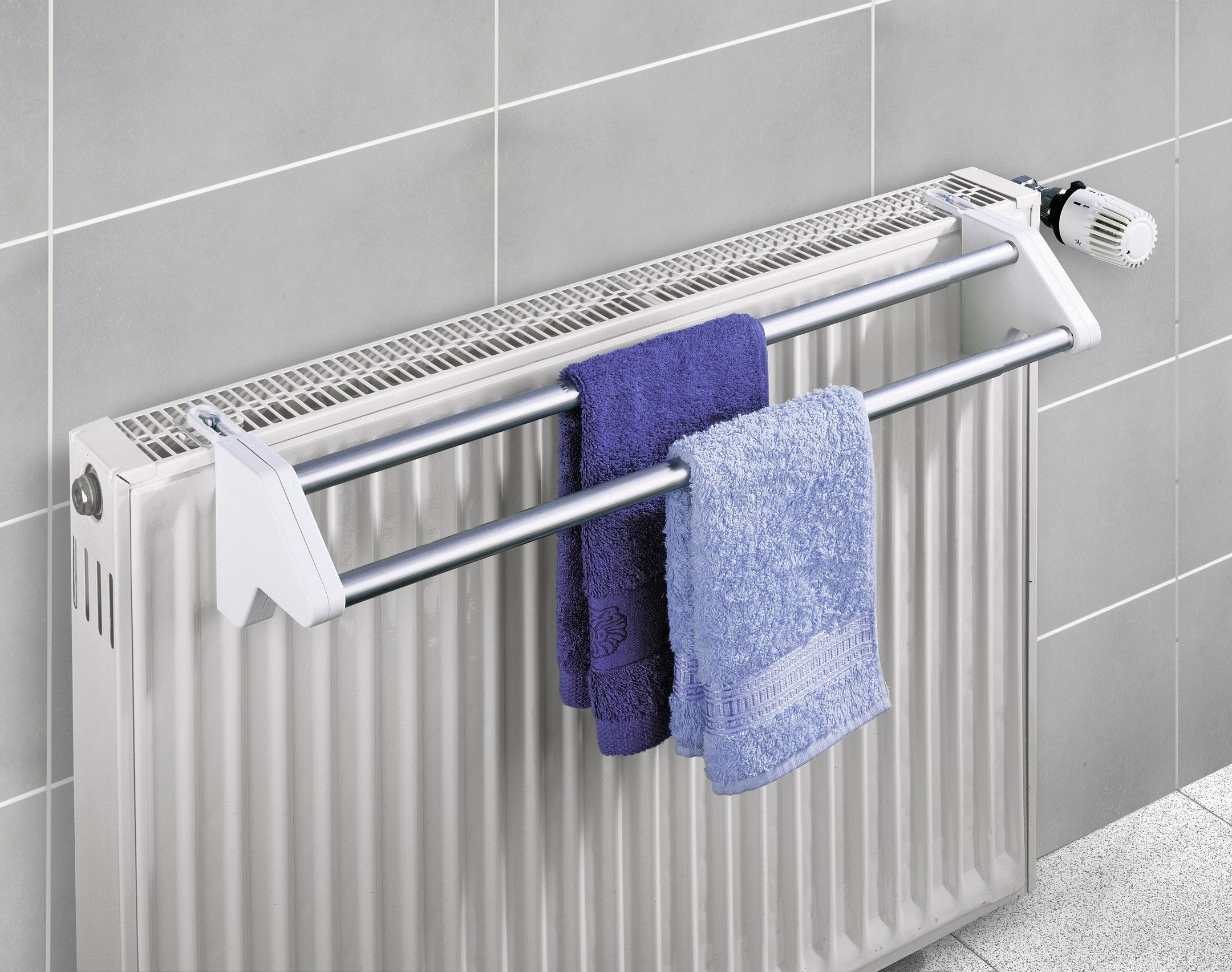WENKO Radiator-wasrek Model Twin uitschuifbare wasdroger om aan deuren en radiatoren te hangen (1-delig)