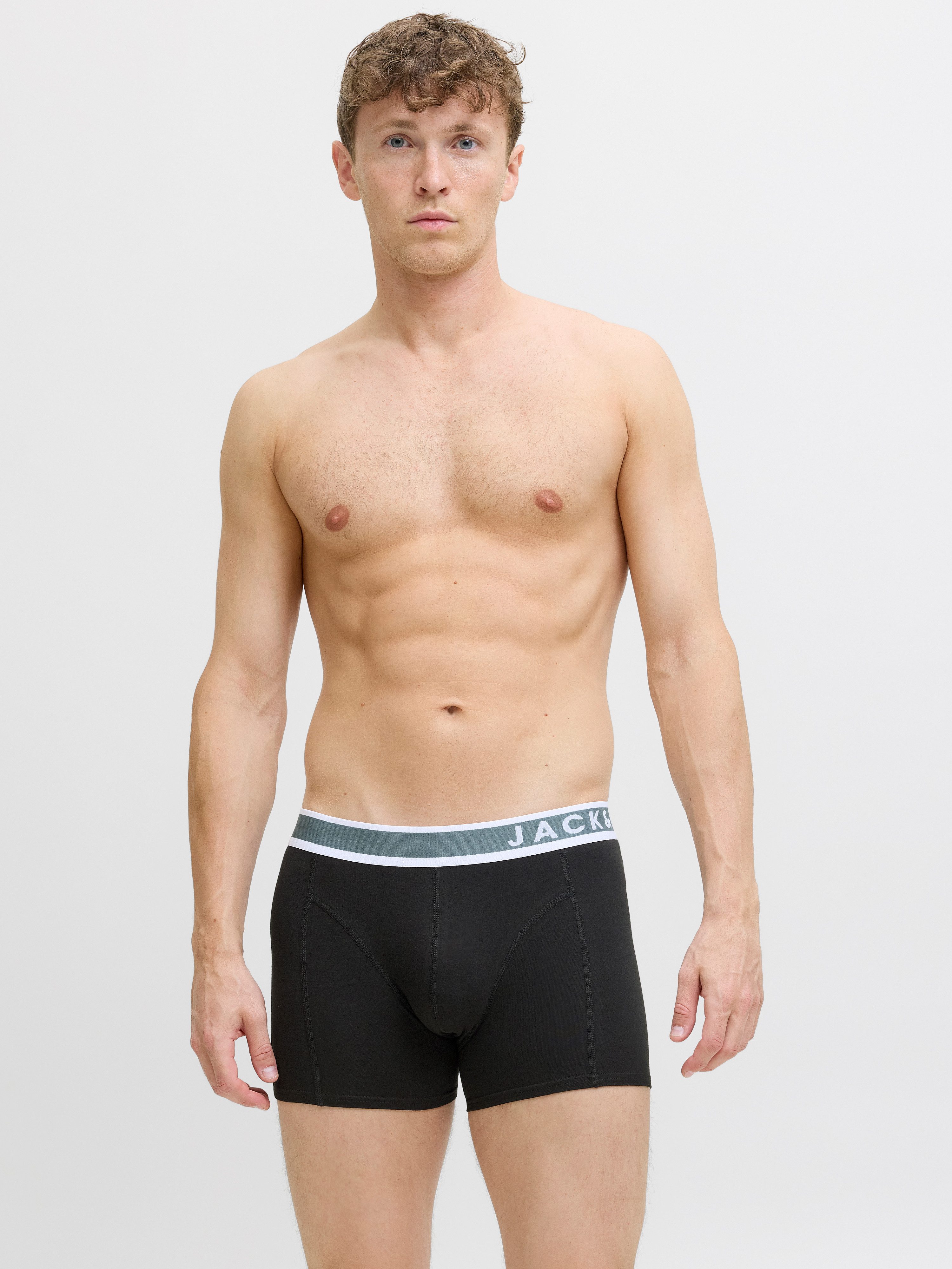 Jack & Jones Trunk JACEASTON SOLID TRUNKS 3 PACK SN (set, 3 stuks)