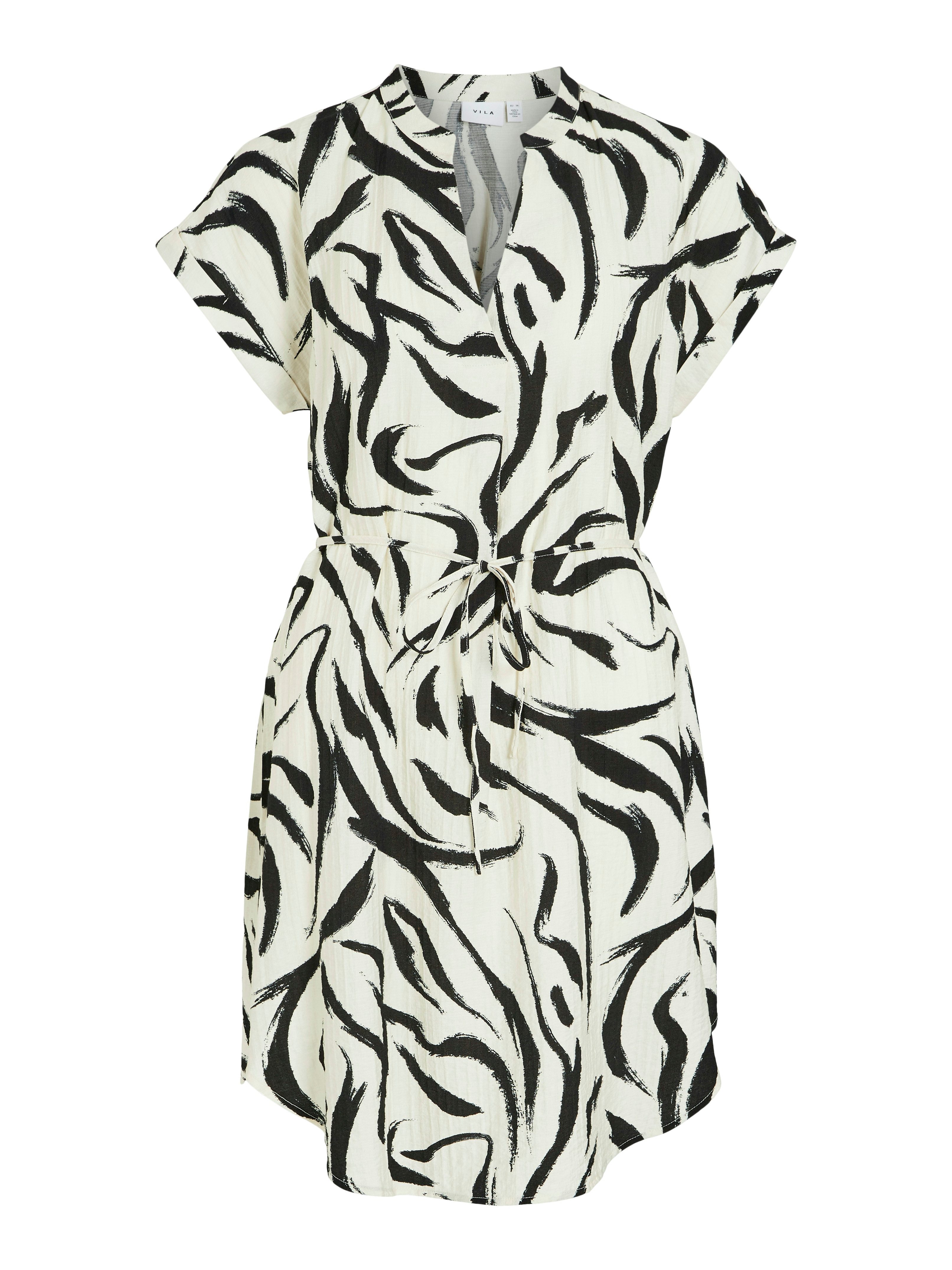 Vila Mini-jurk VICLO S/S SHORT DRESS - NOOS