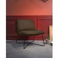 furninova loungestoel fly gezellige loungestoel in scandinavisch design bruin