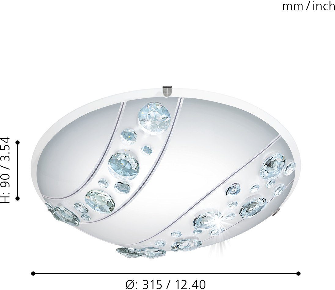 EGLO Led-plafondlamp NERINI Led verwisselbaar