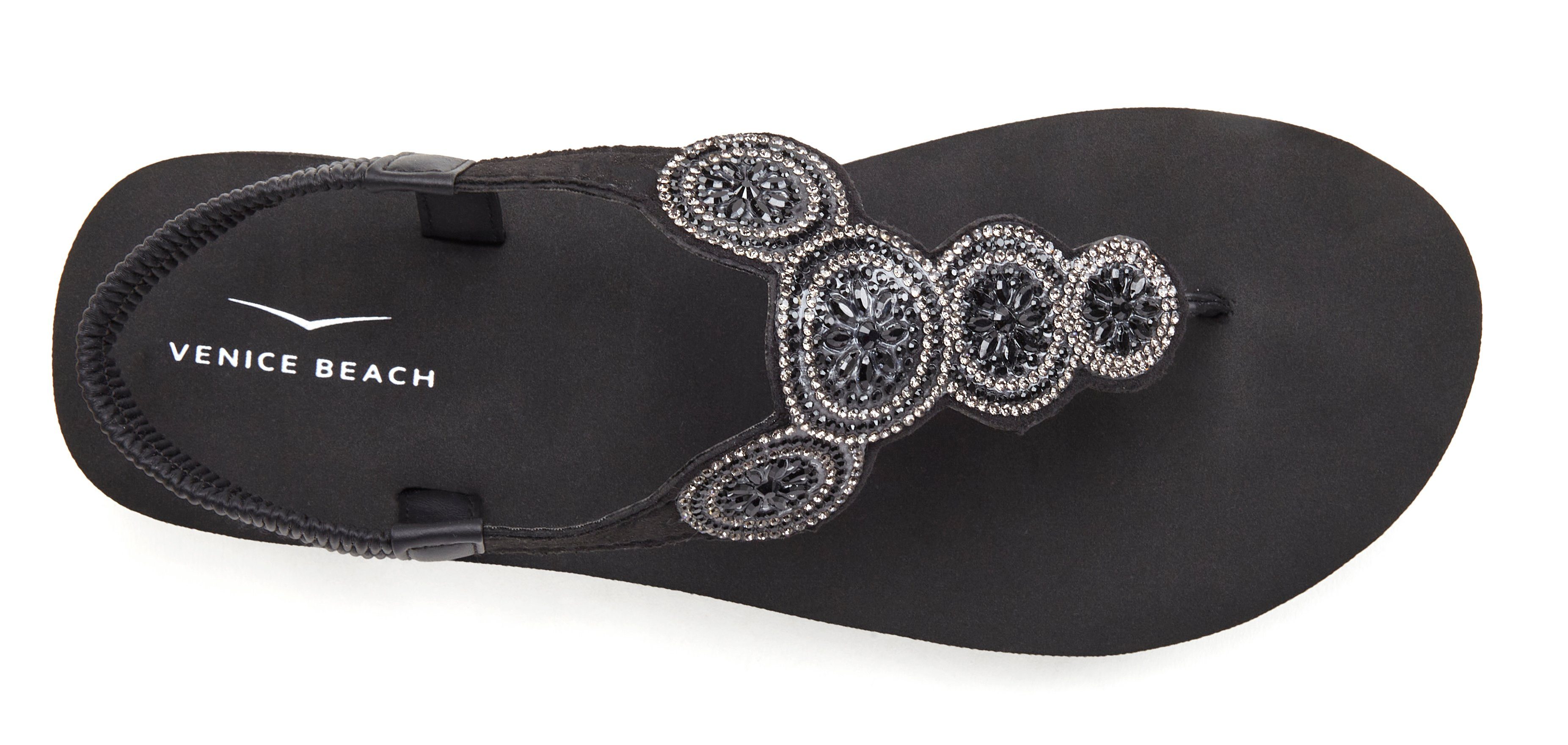 Venice Beach Badslippers Sandaal, pantoletten, badschoen ultralicht met glinsterdetails VEGAN