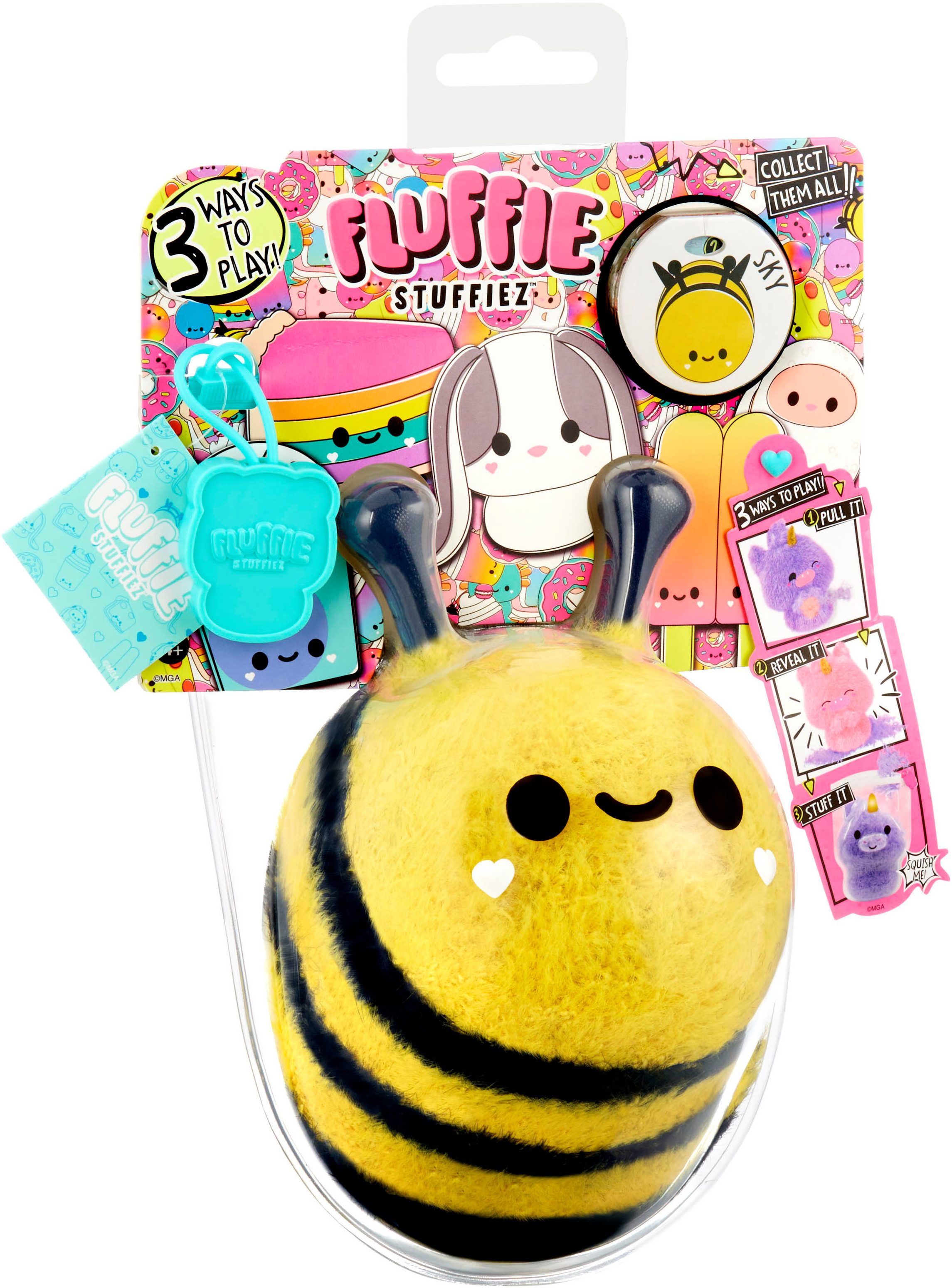 Fluffie Stuffiez Pluchen knuffel Fluffie Stuffiez Small Plush - Bee/ Lady Bug