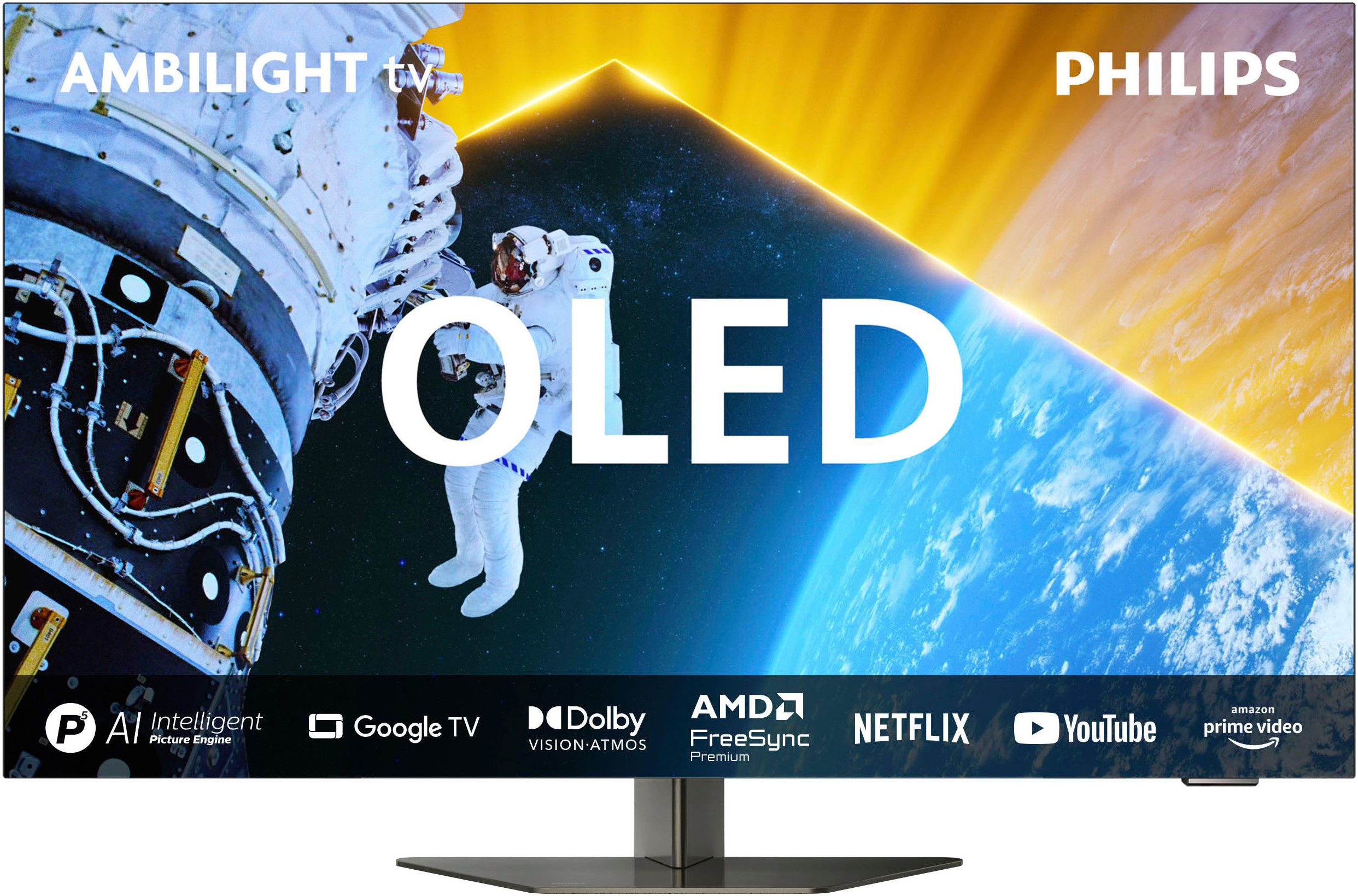 Philips OLED-TV 48OLED809/12, 121 cm / 48", 4K Ultra HD, Google TV - Smart TV