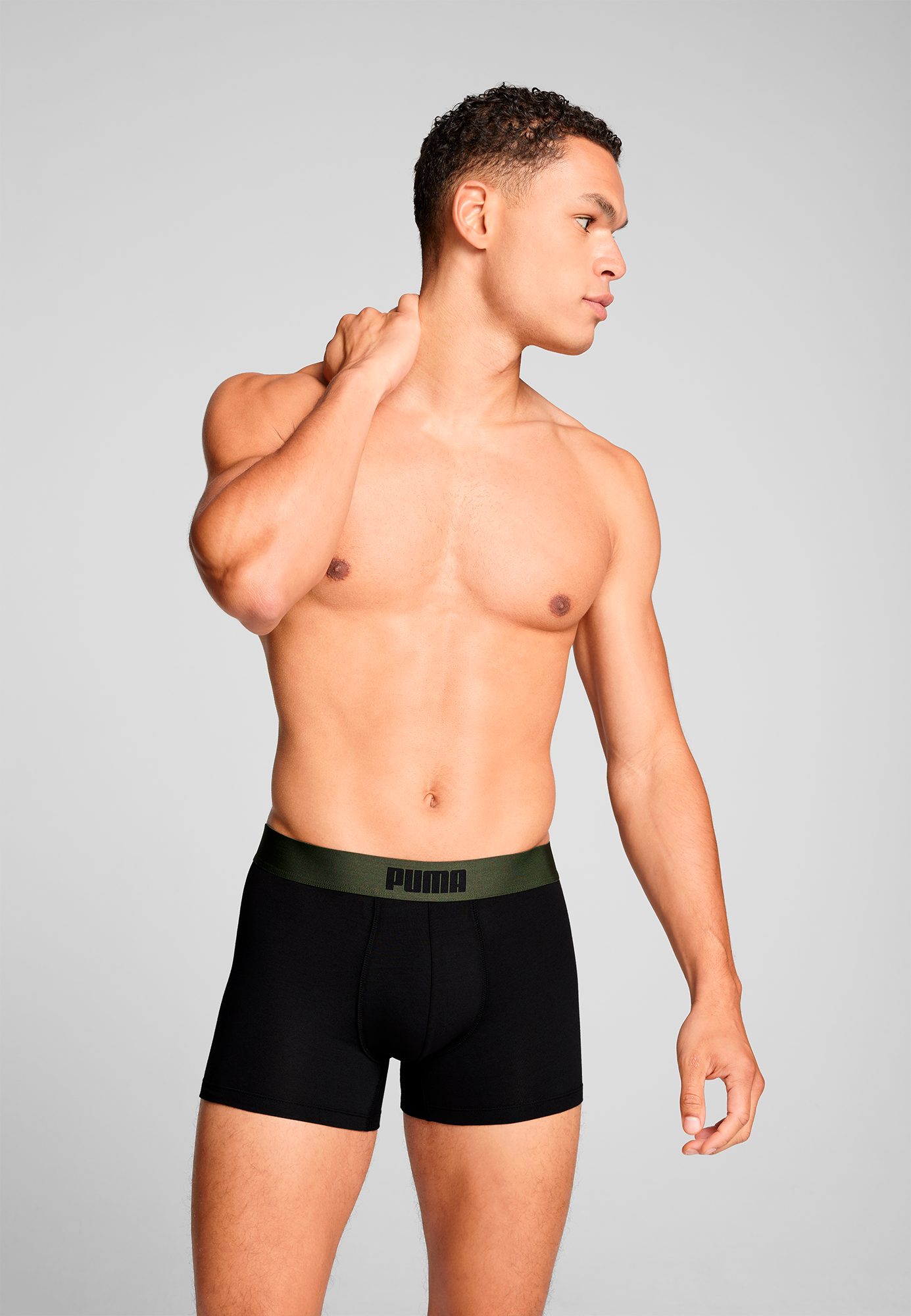 PUMA Boxershort PUMA MEN EVERYDAY PLACED LOGO BOXERS 2P (Set van 2)