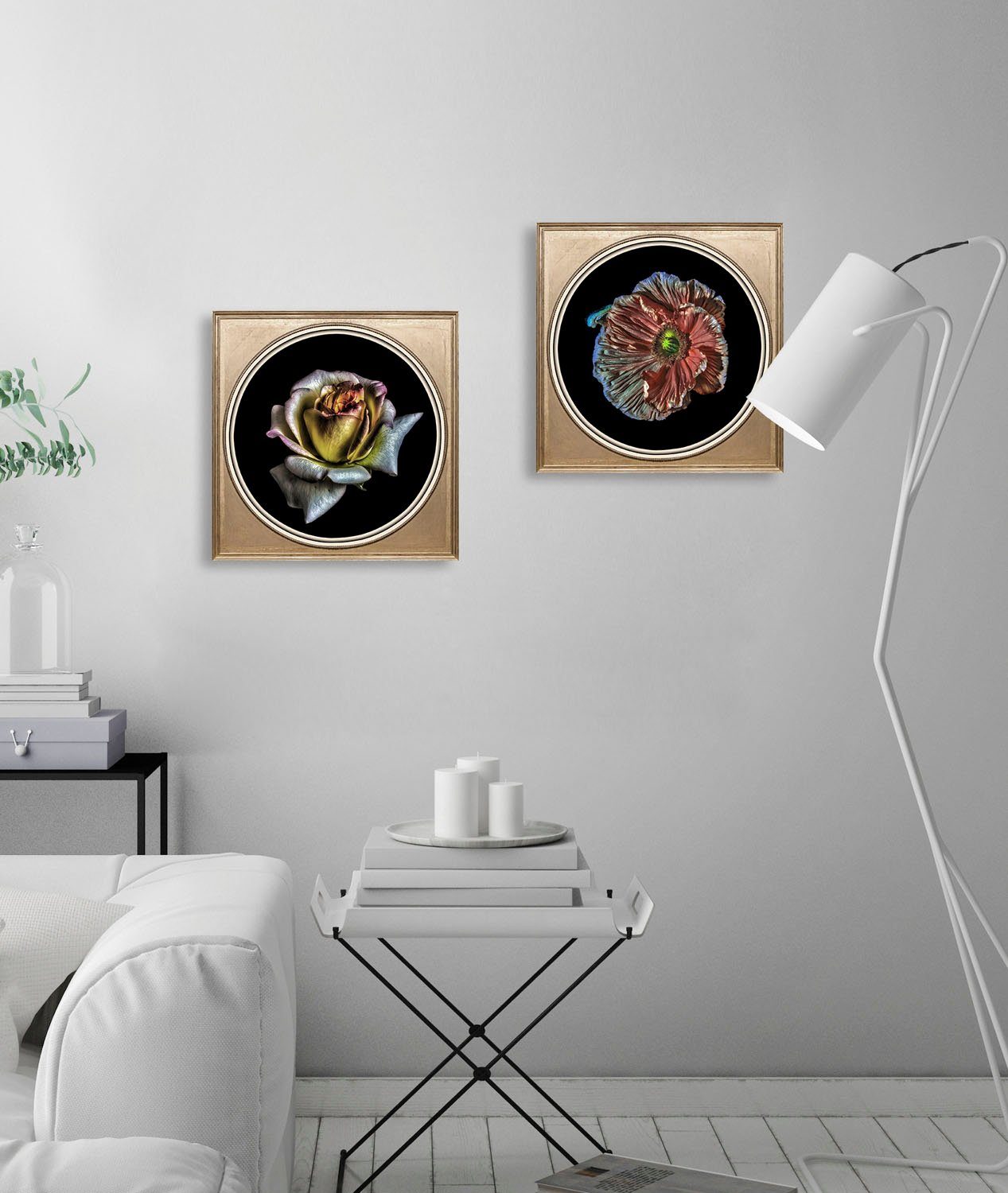 queence Artprint op acrylglas Bloem Fine Art-print in galeriekwaliteit