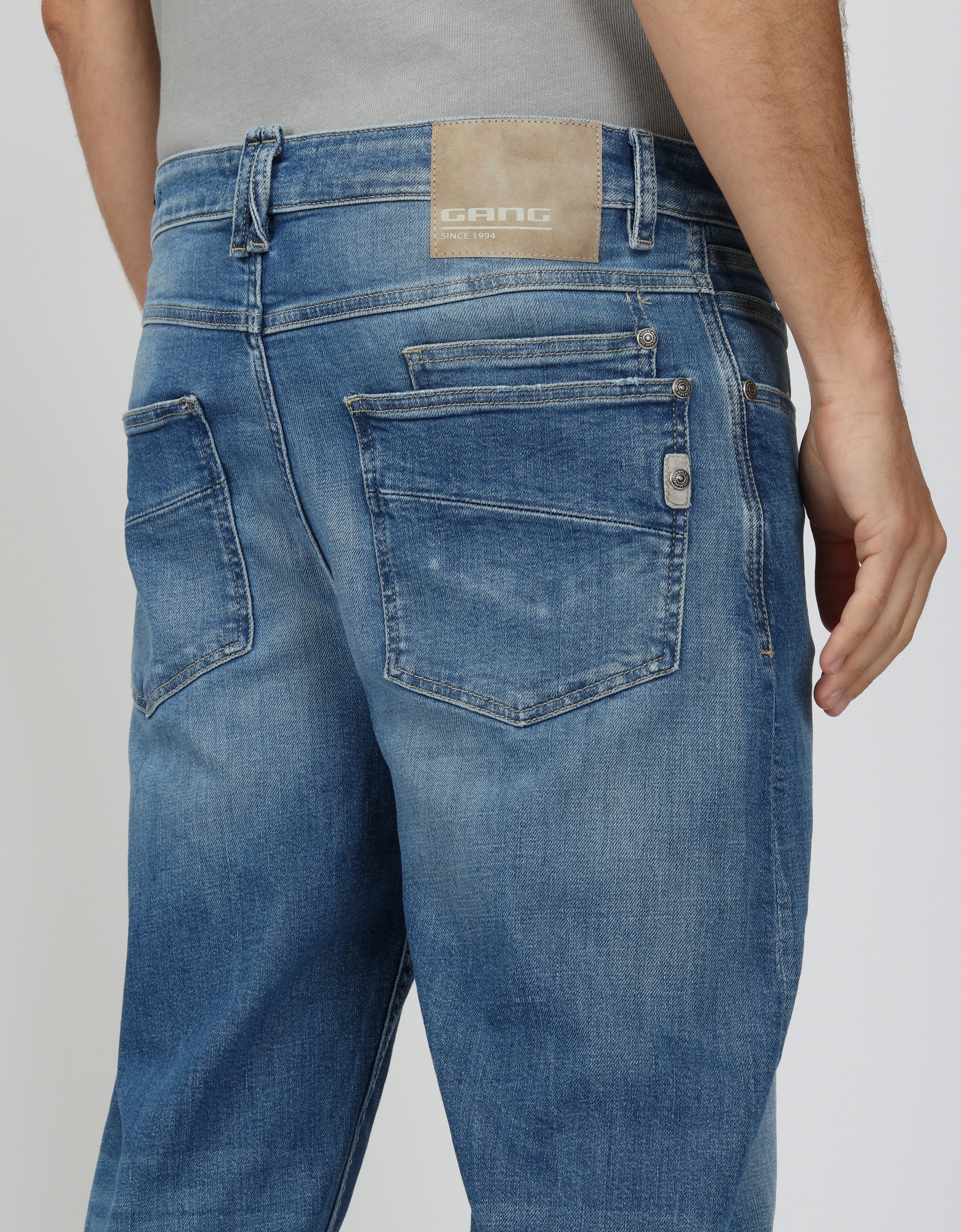 GANG Loose fit jeans 94AIDEN met dubbele achterzak