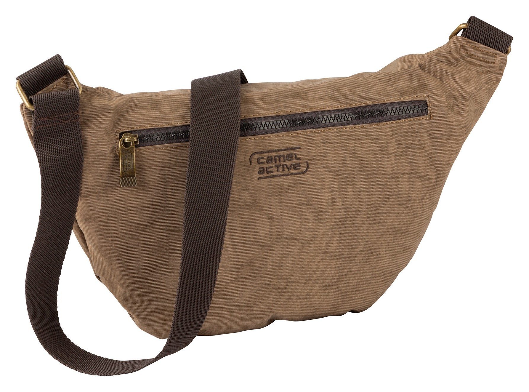 camel active Schoudertas Journey van licht robuust nylon, functioneel perfect voor alle levensomstandigheden