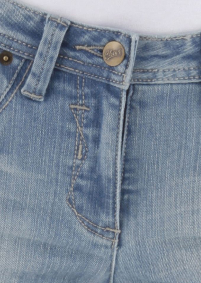 Aniston CASUAL Capri jeans in used-wassing