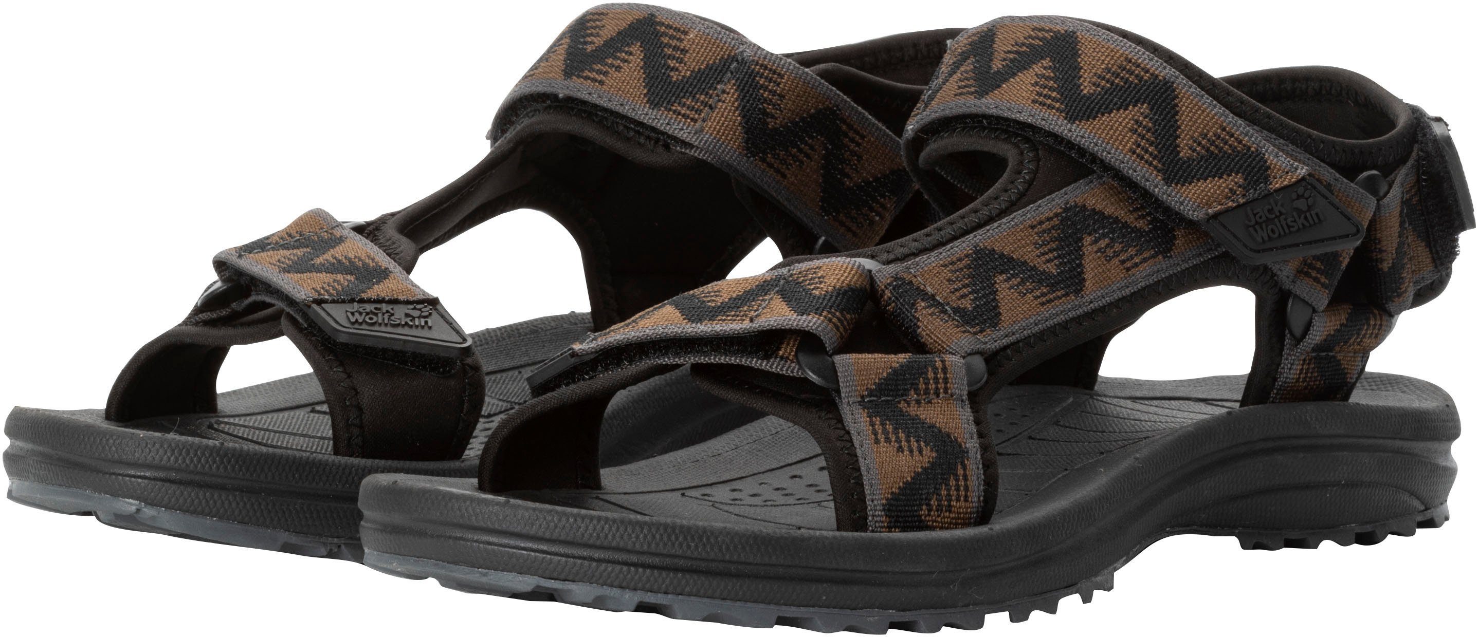 NU 20% KORTING: Jack Wolfskin Sandalen WAVE BREAKER M met klittenbandsluiting