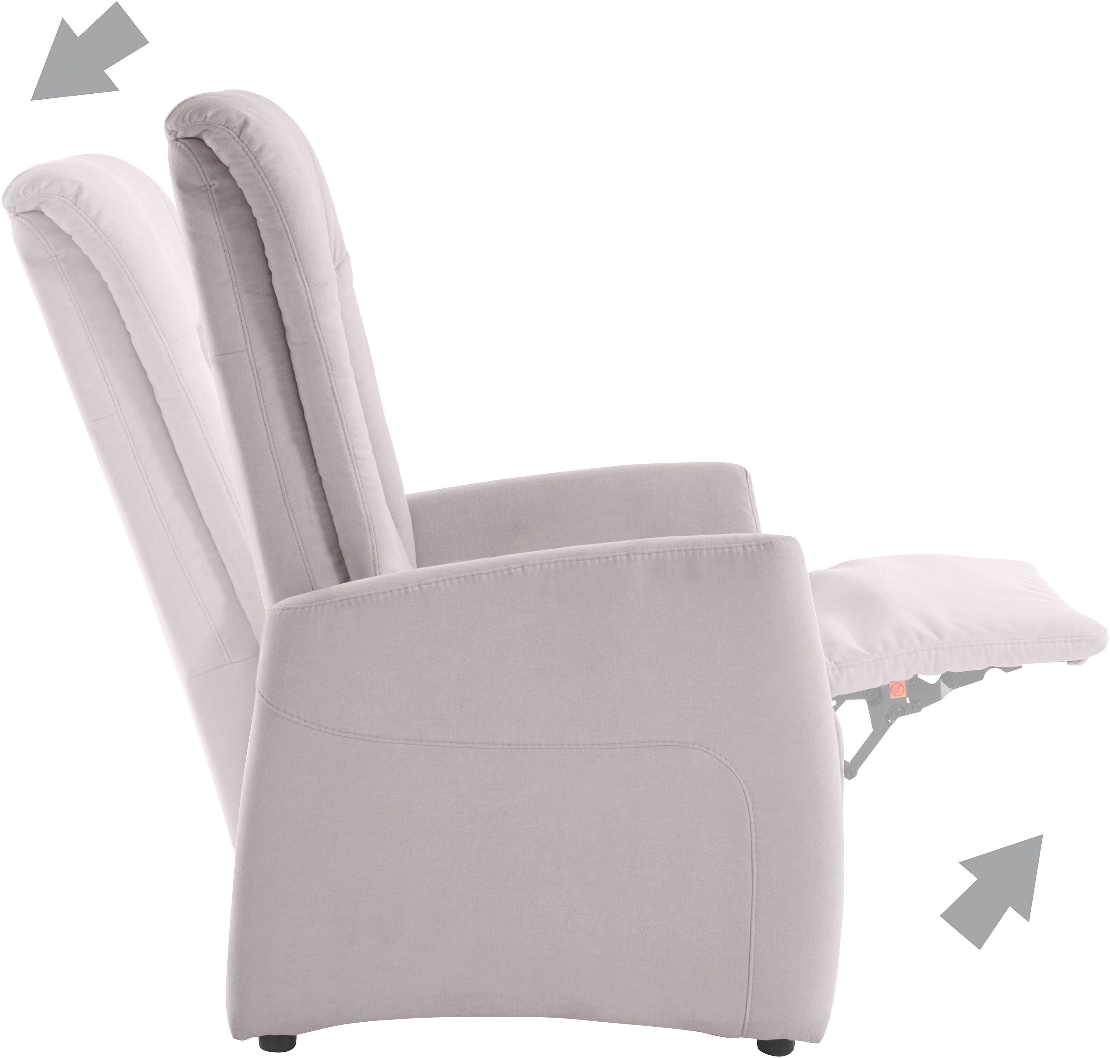 sit&more Relaxfauteuil MELISSA naar keuze elektrisch of handmatig verstelbaar, optioneel opstahulp