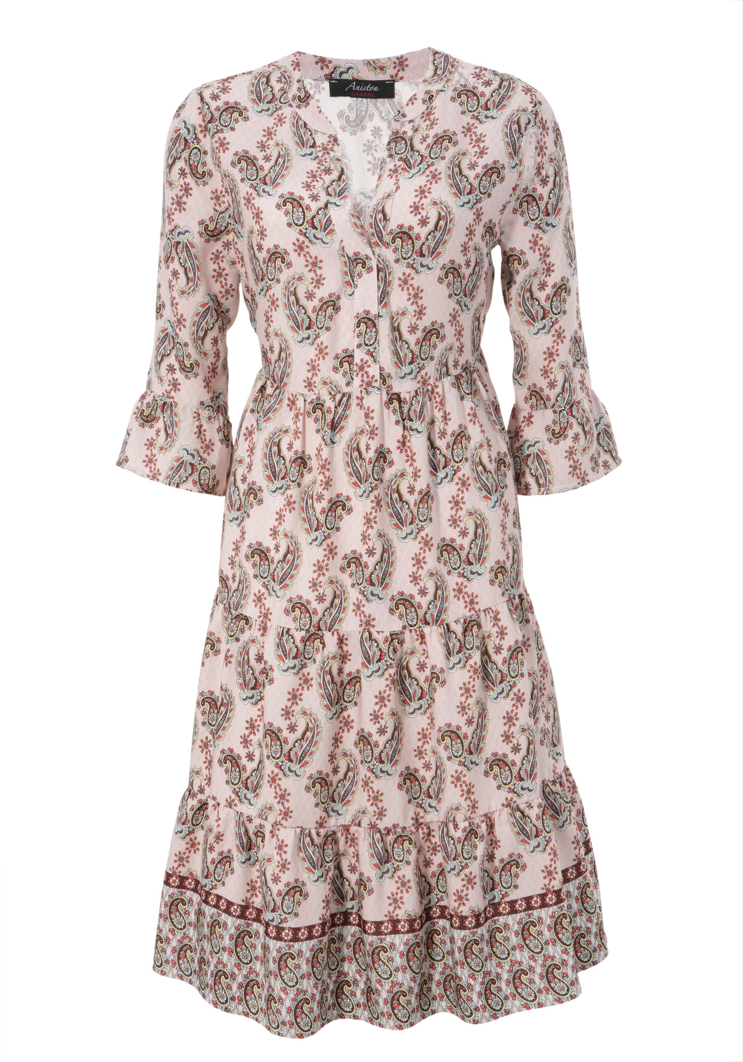 Aniston CASUAL Tuniekjurk met speels paisleydessin