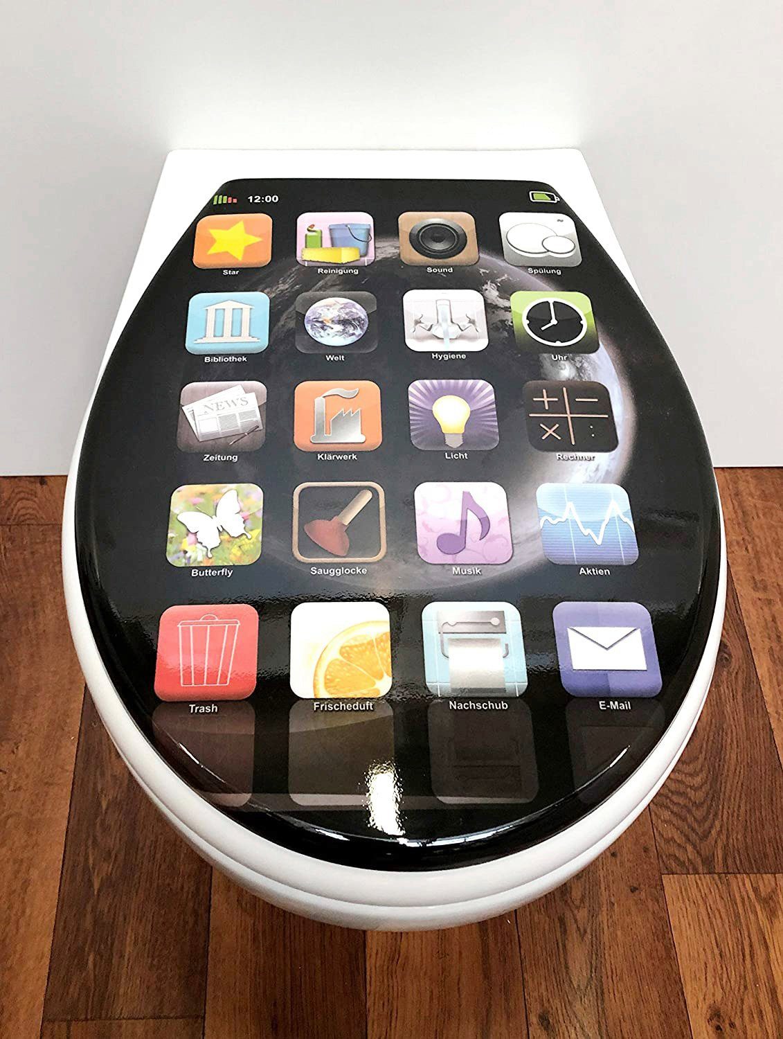 ADOB Toiletzitting App Soft-closemechanisme, voor het schoonmaken afneembaar
