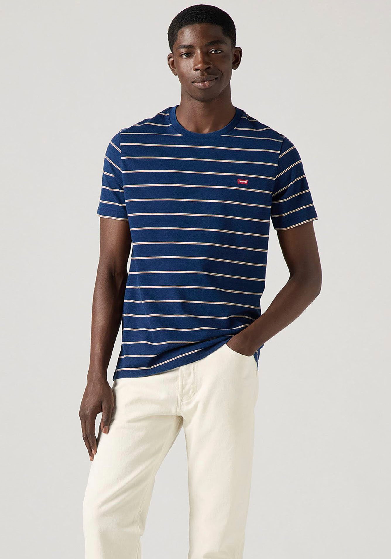 Levi's® T-shirt met gestreept patroon