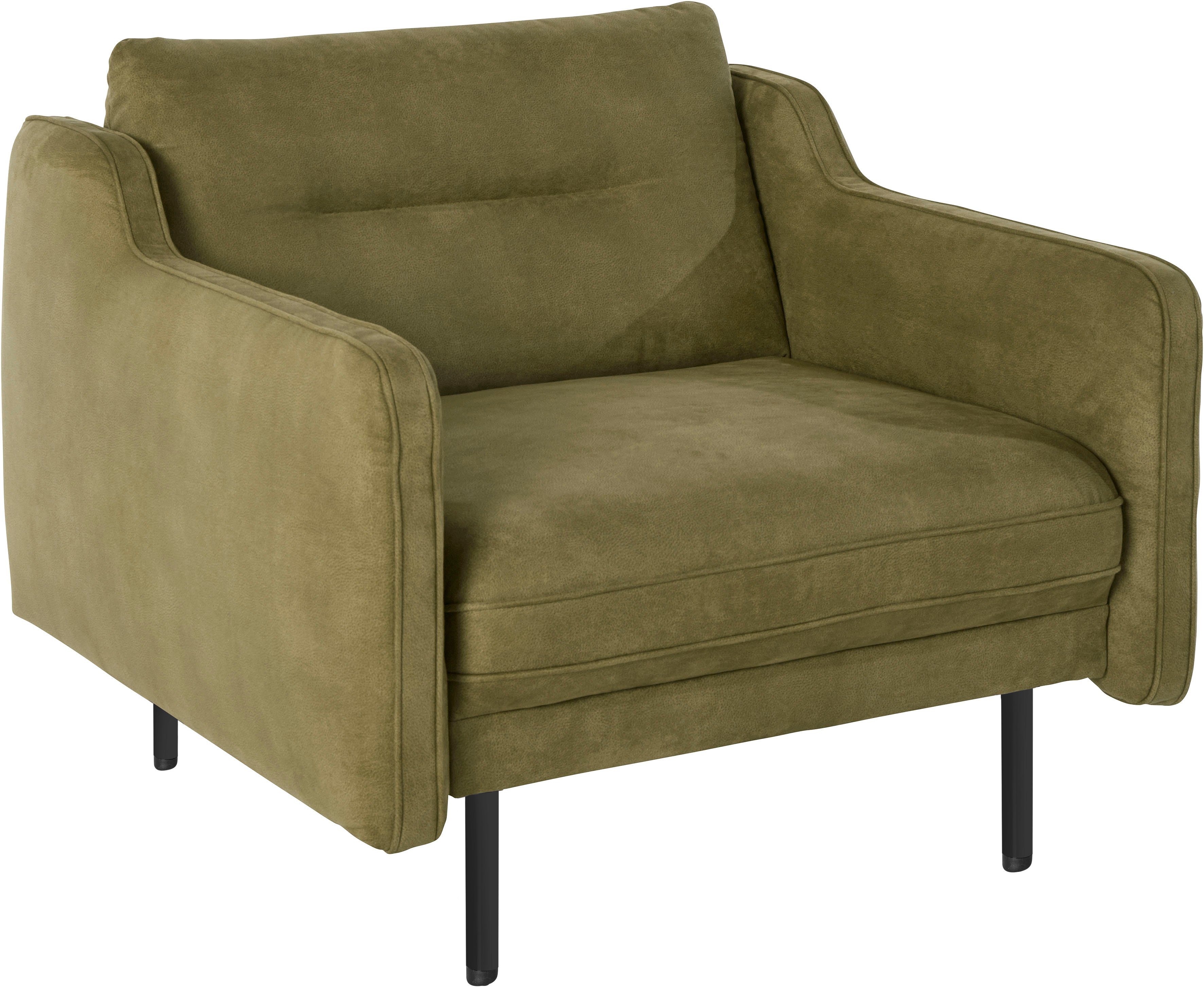 andas Fauteuil Nordfyn chic design in 3 stofkwaliteiten, design by morten georgsen fauteuils maat Luxe-microvezel leer-look groen