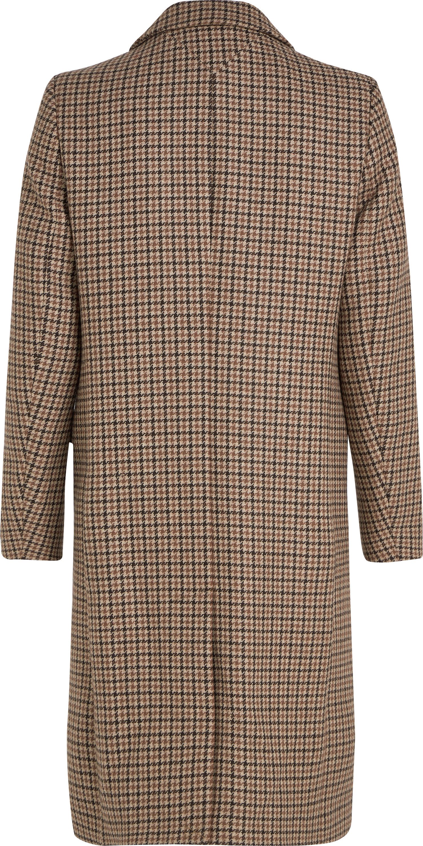 Tommy Hilfiger Korte jas WOOL BLEND CLASSIC CHECK COAT