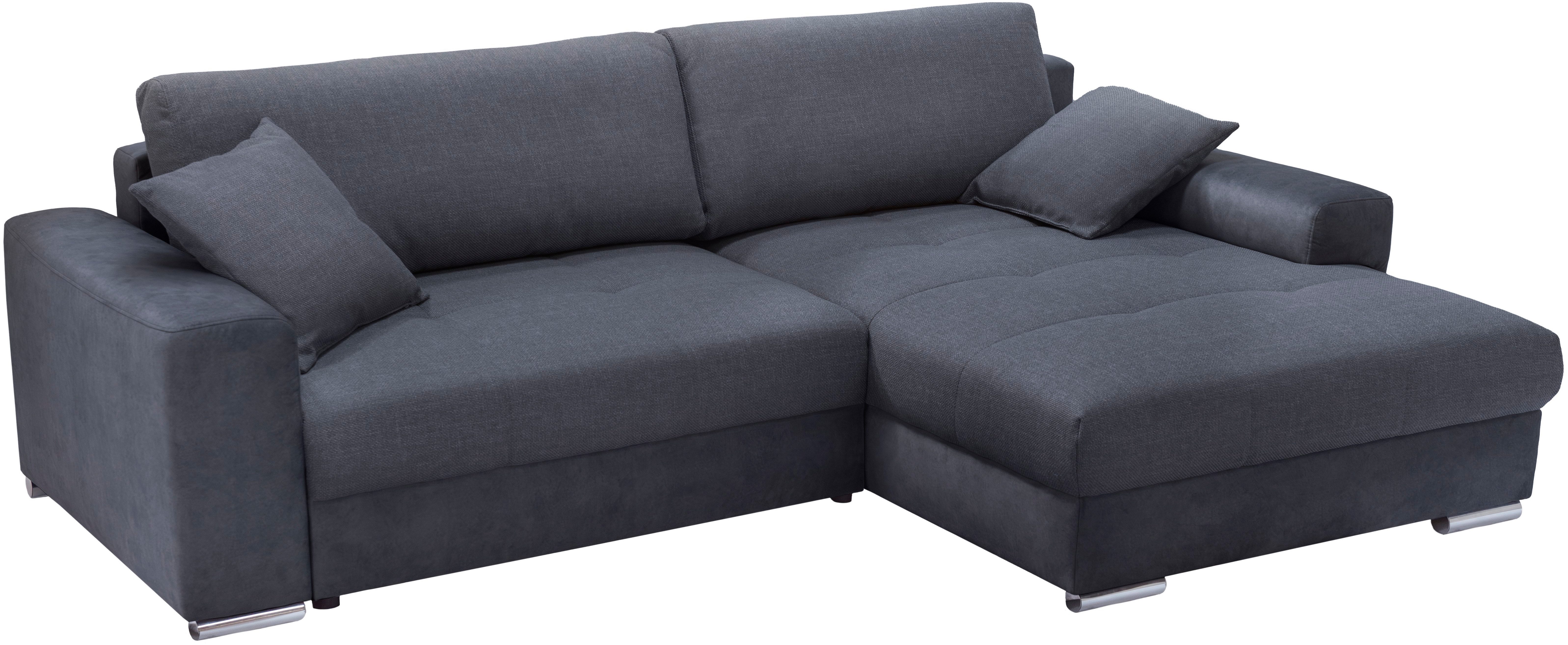 exxpo - sofa fashion Hoekbank Larnaca, incl. bedfunctie en opbergruimte, comfortabel en gezellig,