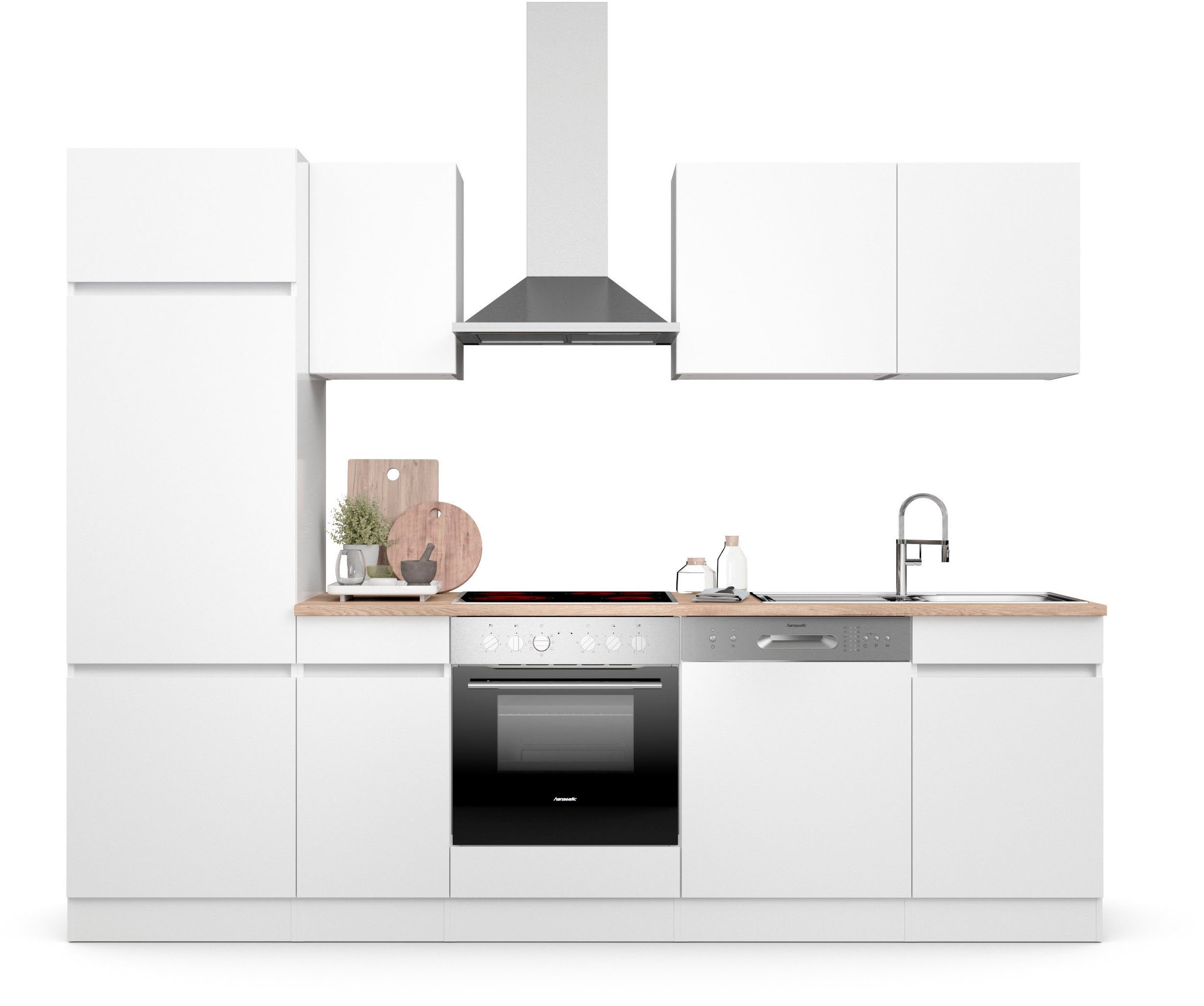 OPTIFIT Keuken Safeli Breedte 270 cm, naar keuze met of zonder Hanseatic elektrische apparaten