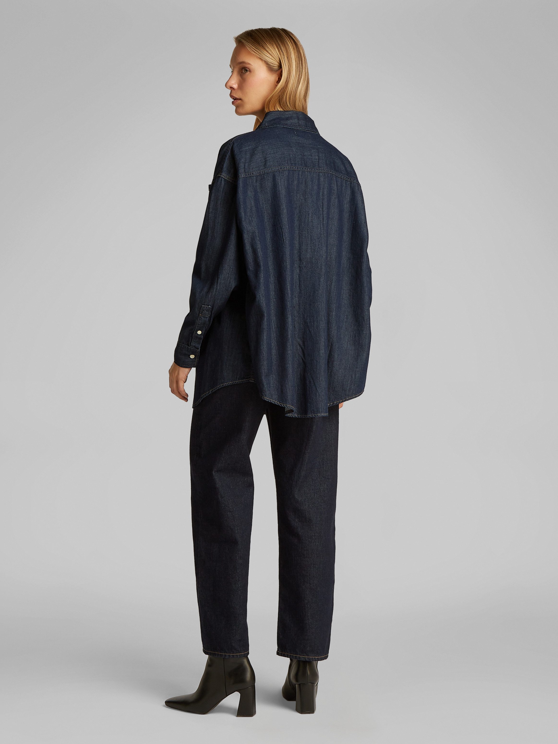Calvin Klein Jeans blouse OVERSIZED LS DENIM SHIRT
