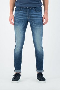 garcia regular fit jeans met slim tapered fit blauw