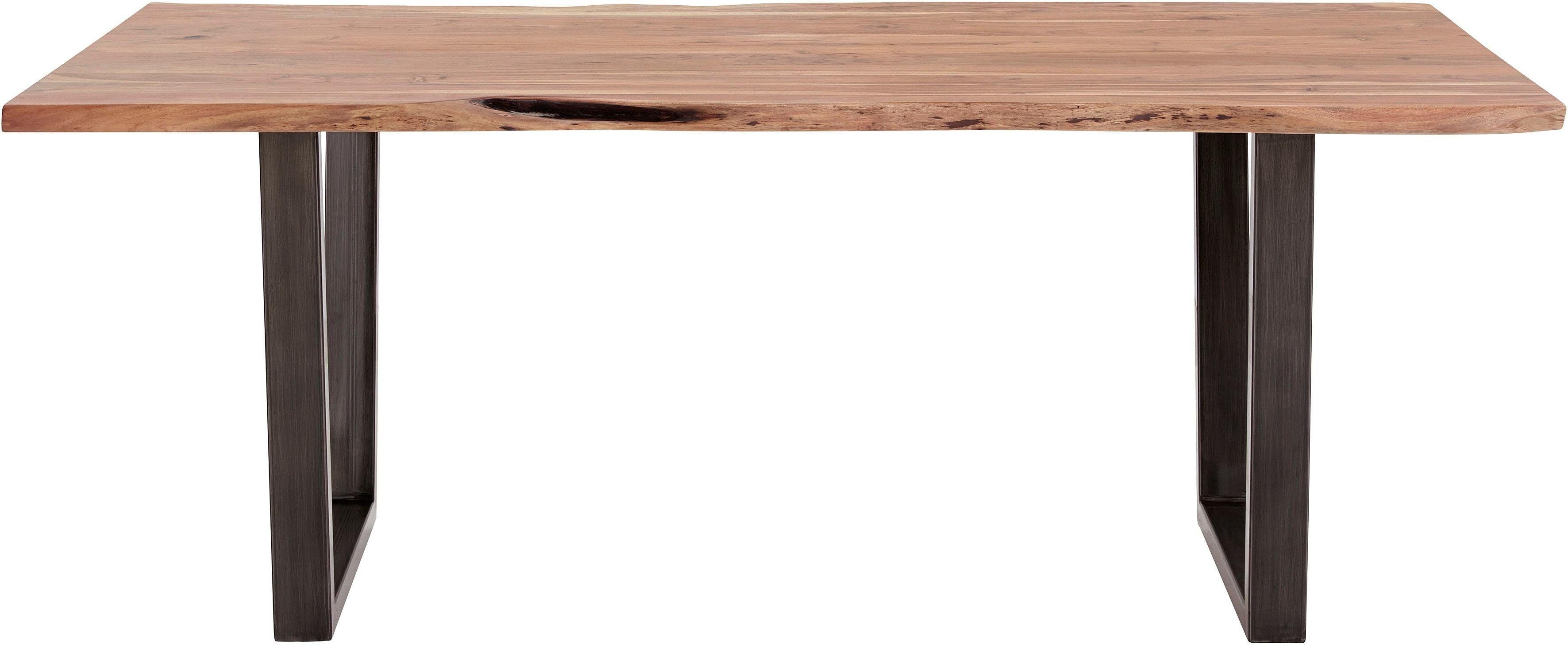 MCA living Eettafel CALABRIA - CALABRIA Massief hout in boomstam-look