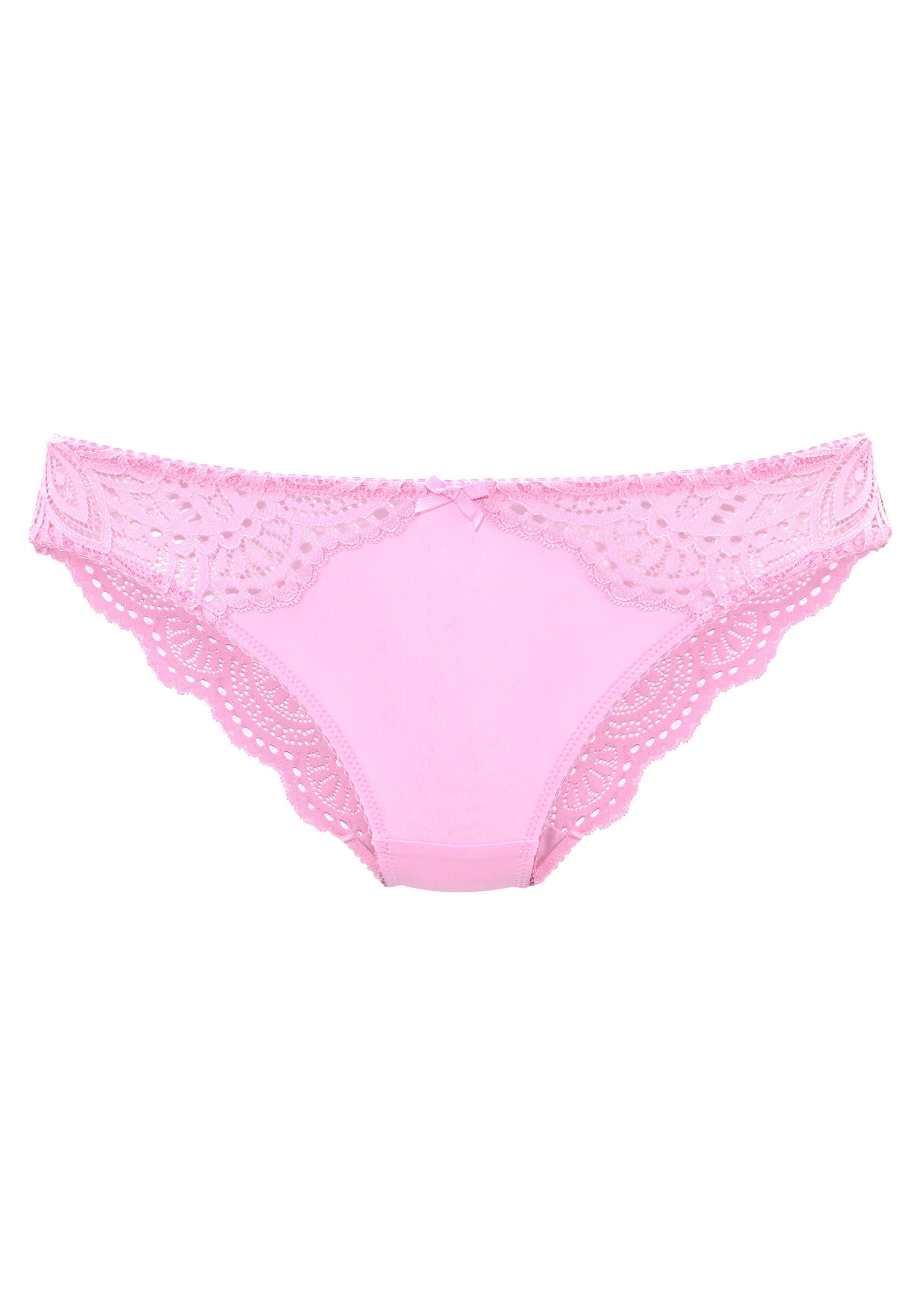 Lascana Slip Aurora met geweldige kant in bloemige look