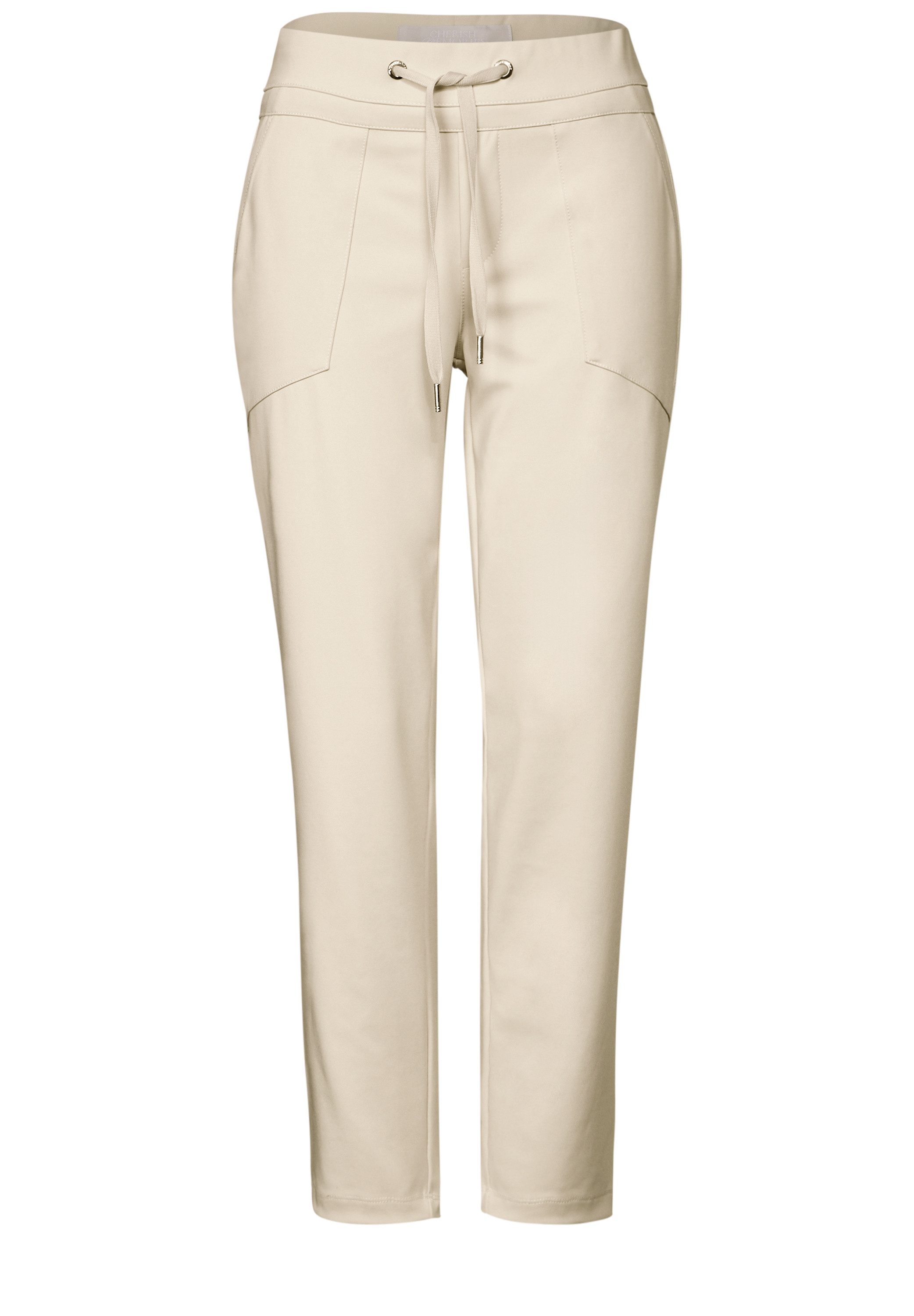 STREET ONE Stoffen broek Style Bonny met rijgkoord in de band