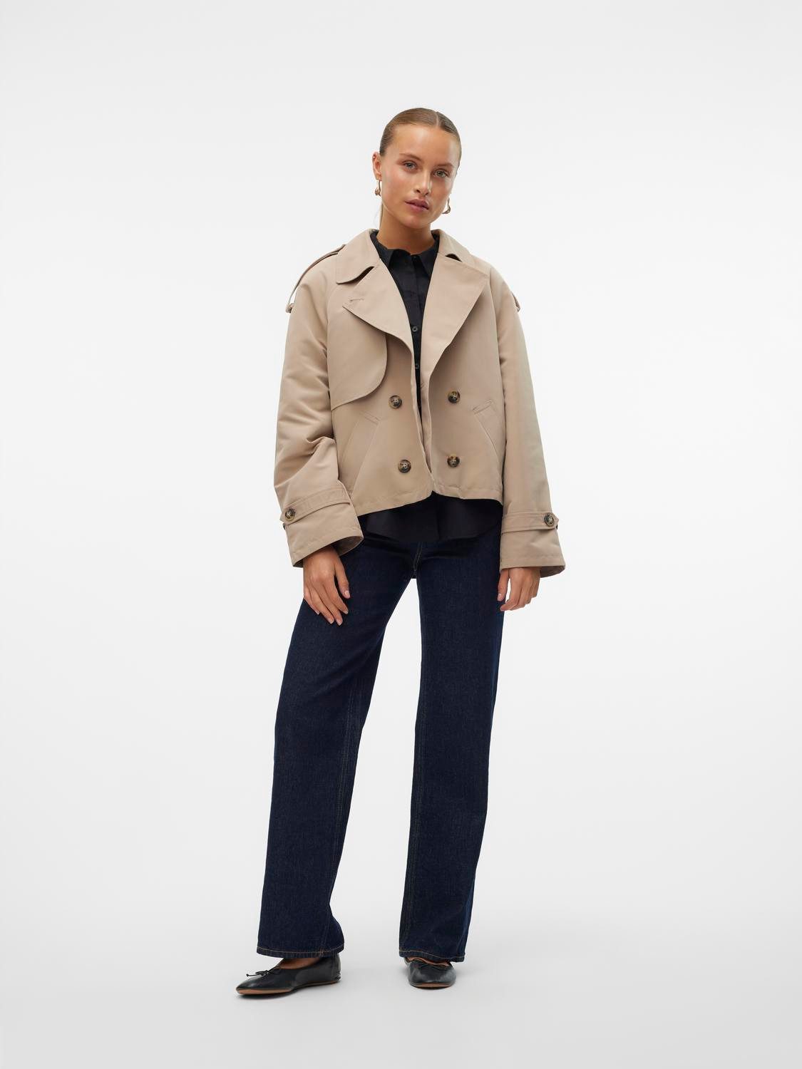Vero Moda Kort jack VMCHLOE SHORT TRENCHCOAT GA NOOS