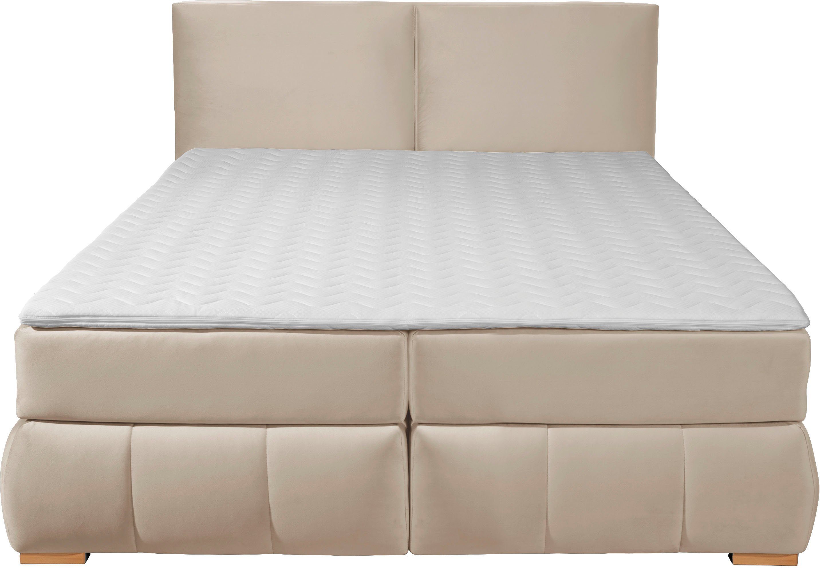Guido Maria Kretschmer Home&Living Boxspring Wehma incl. matrastopper voor 3 verschillende matrassen, ook in fluwelen stof