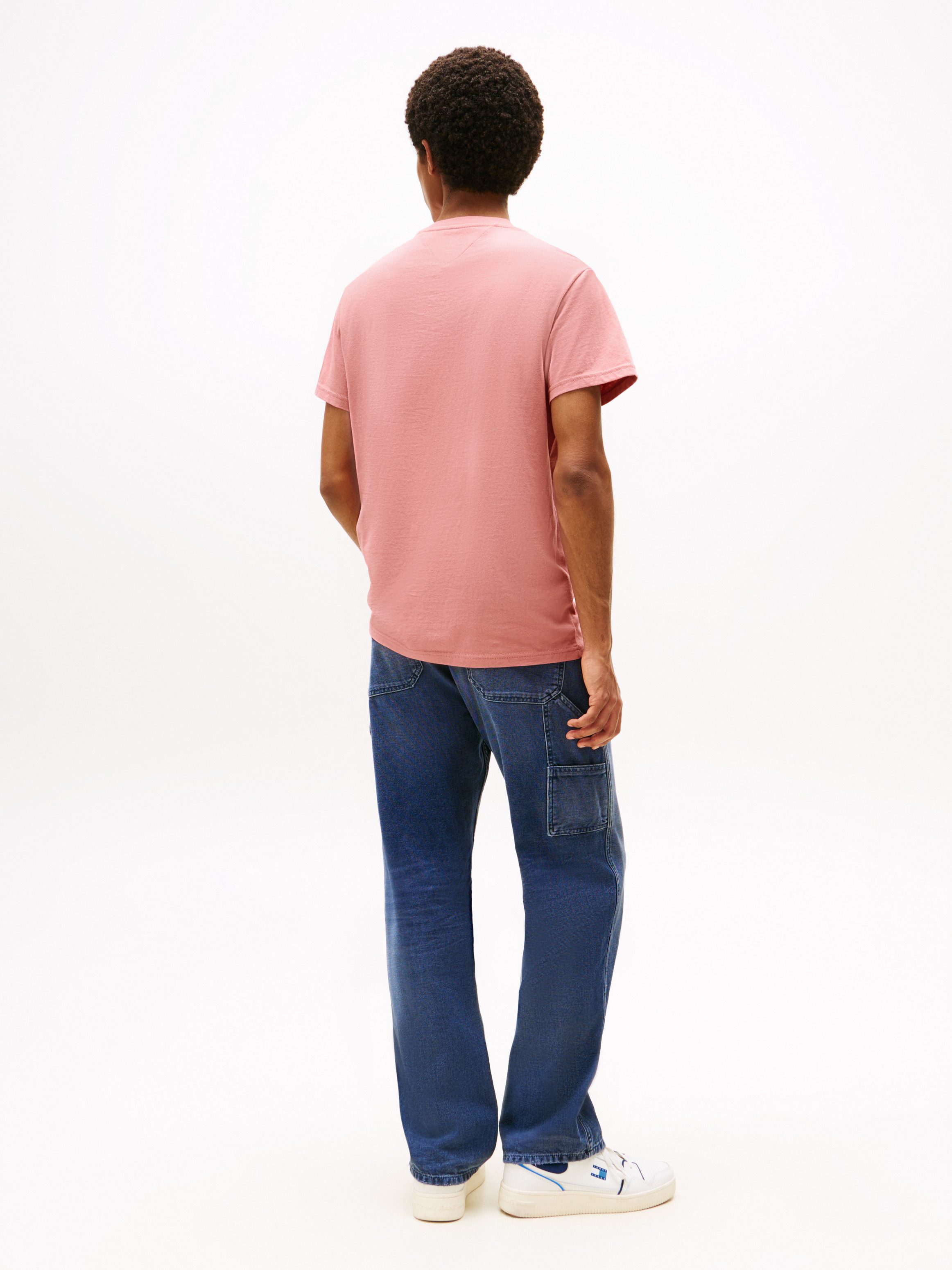 TOMMY JEANS T-shirt TJM SLIM LINEAR CHEST TEE EXT