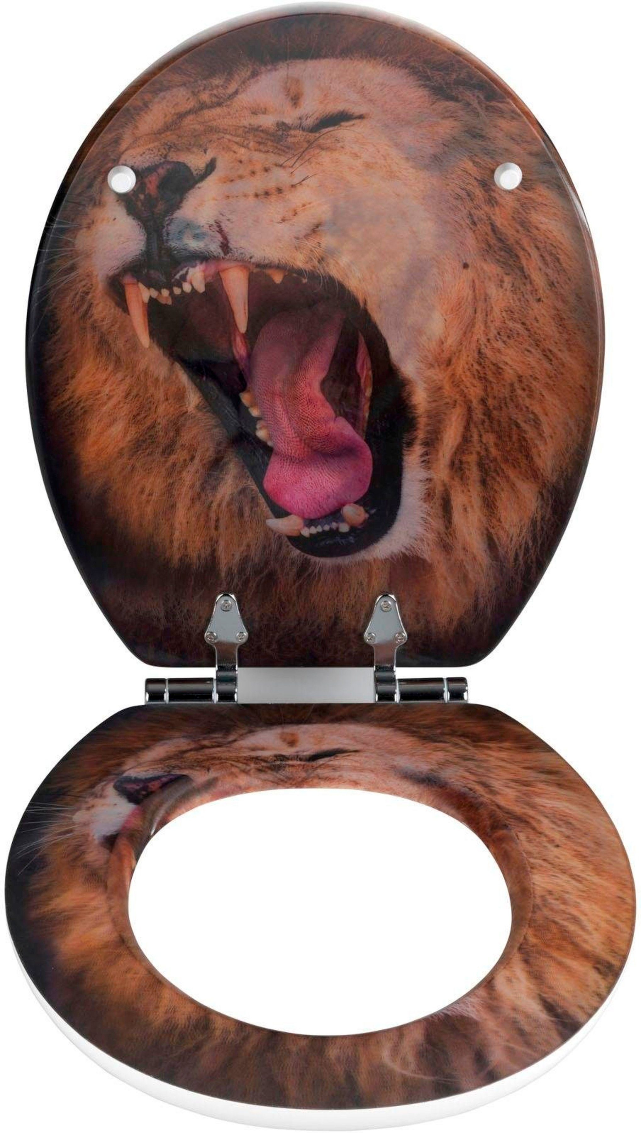 WENKO Toiletzitting Lion
