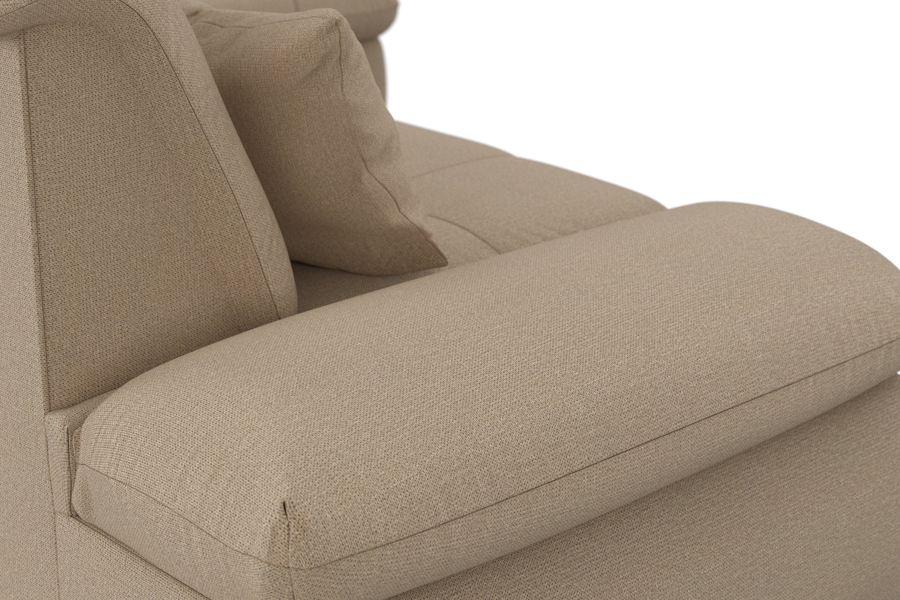 DOMO collection Hoekbank Moric bxdxh 300x172x80 cm, ook in cord, L-model XXL-formaat, optioneel ook met slaapbank functie en verstelling armleuning,