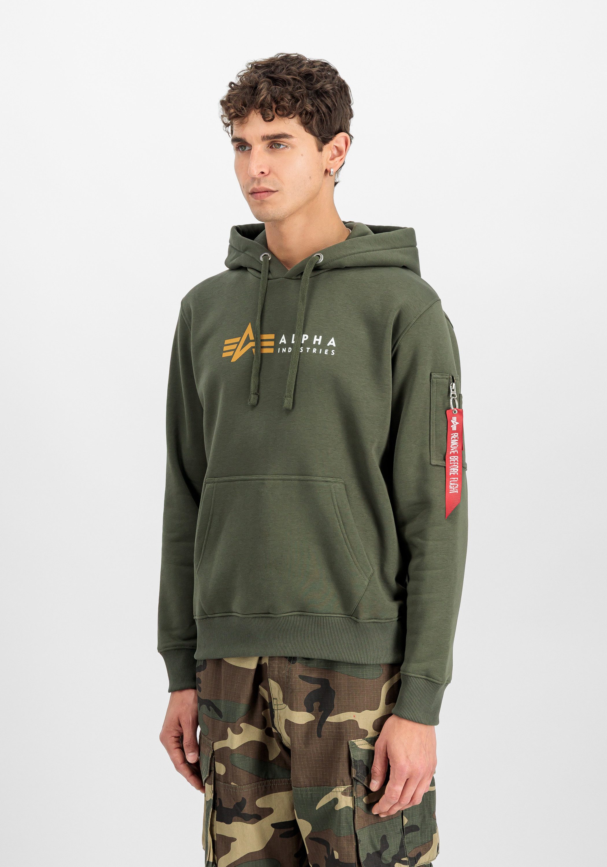 Alpha Industries Hoodie Alpha Industries Men - Hoodies Alpha Label Hoodie