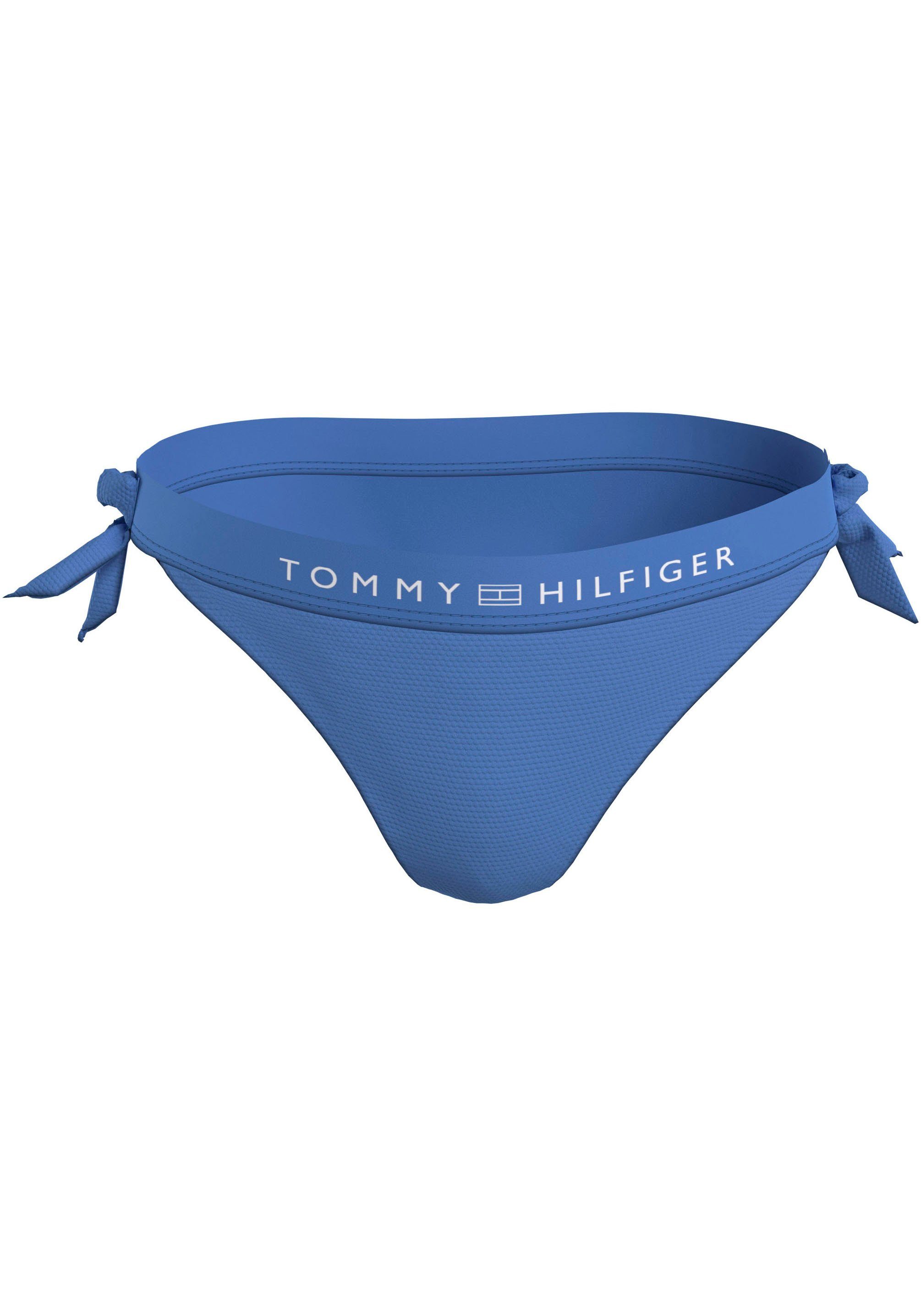 Tommy Hilfiger Swimwear Bikinibroekje SIDE TIE BIKINI met een logo-opschrift