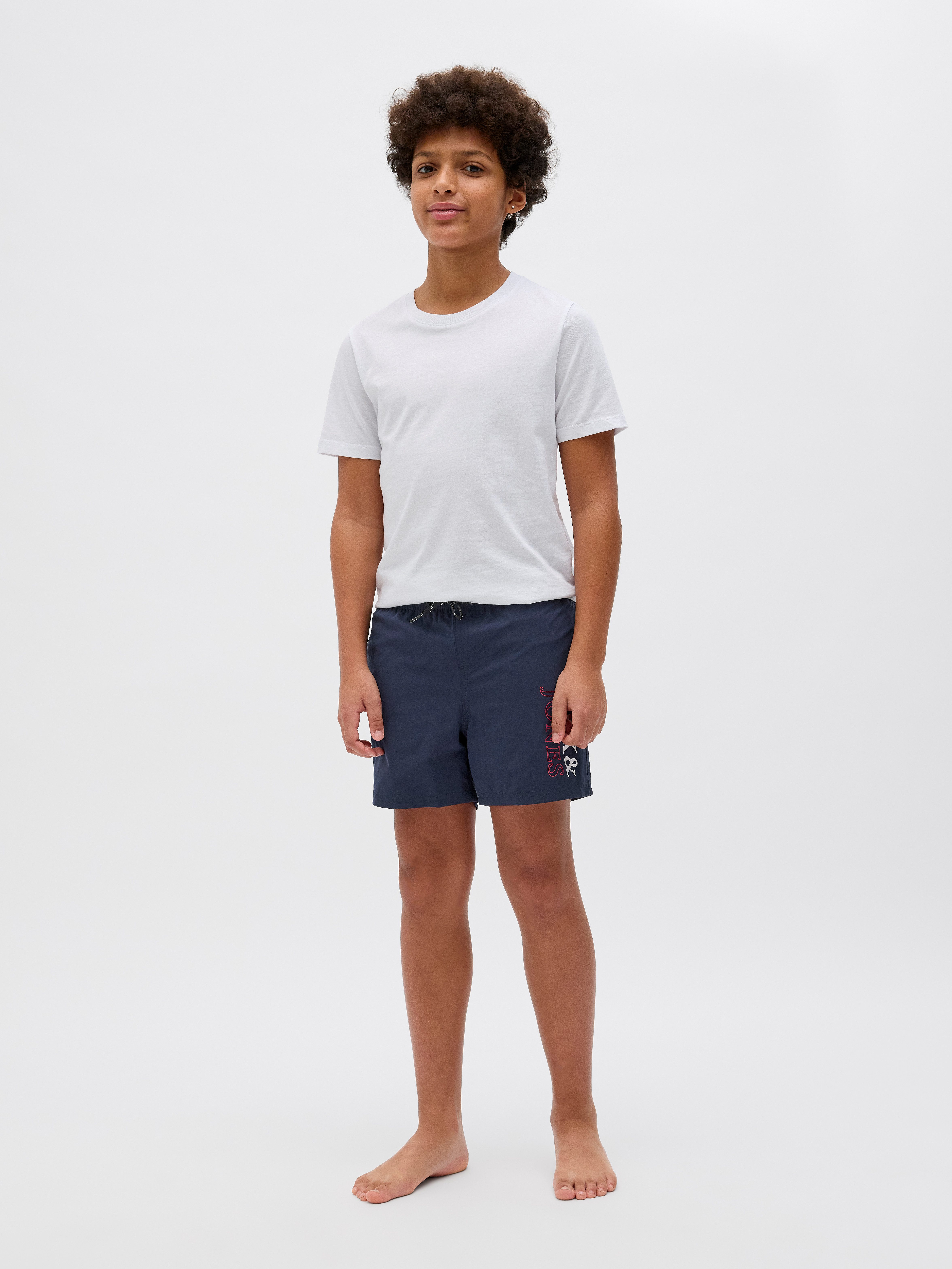 Jack & Jones Junior Zwemshort JPSTMAUI JJSWIM DOUBLE LOGO AKM SN JNR