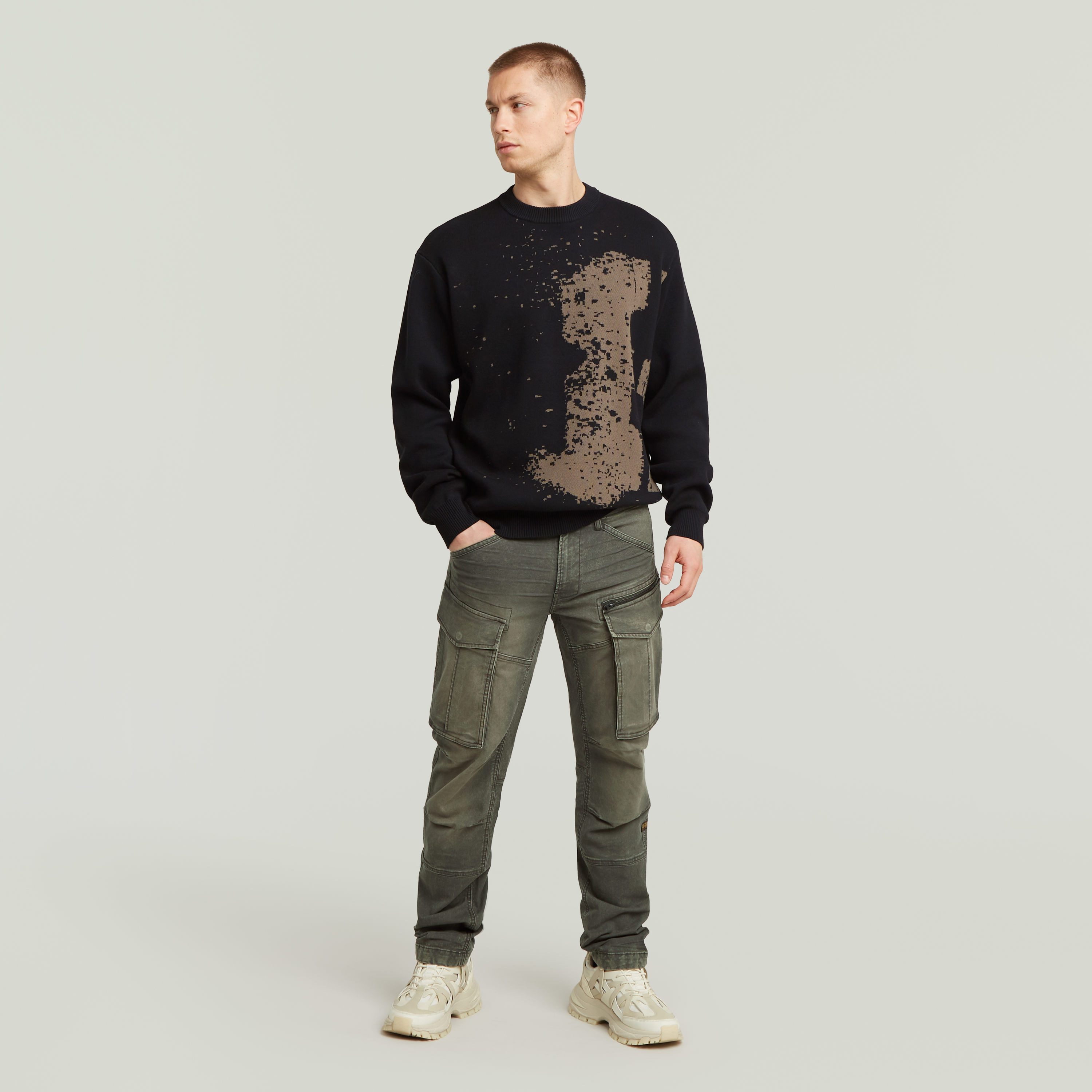 G-Star RAW Cargobroek Hose Rovic zip 3D regular tapered