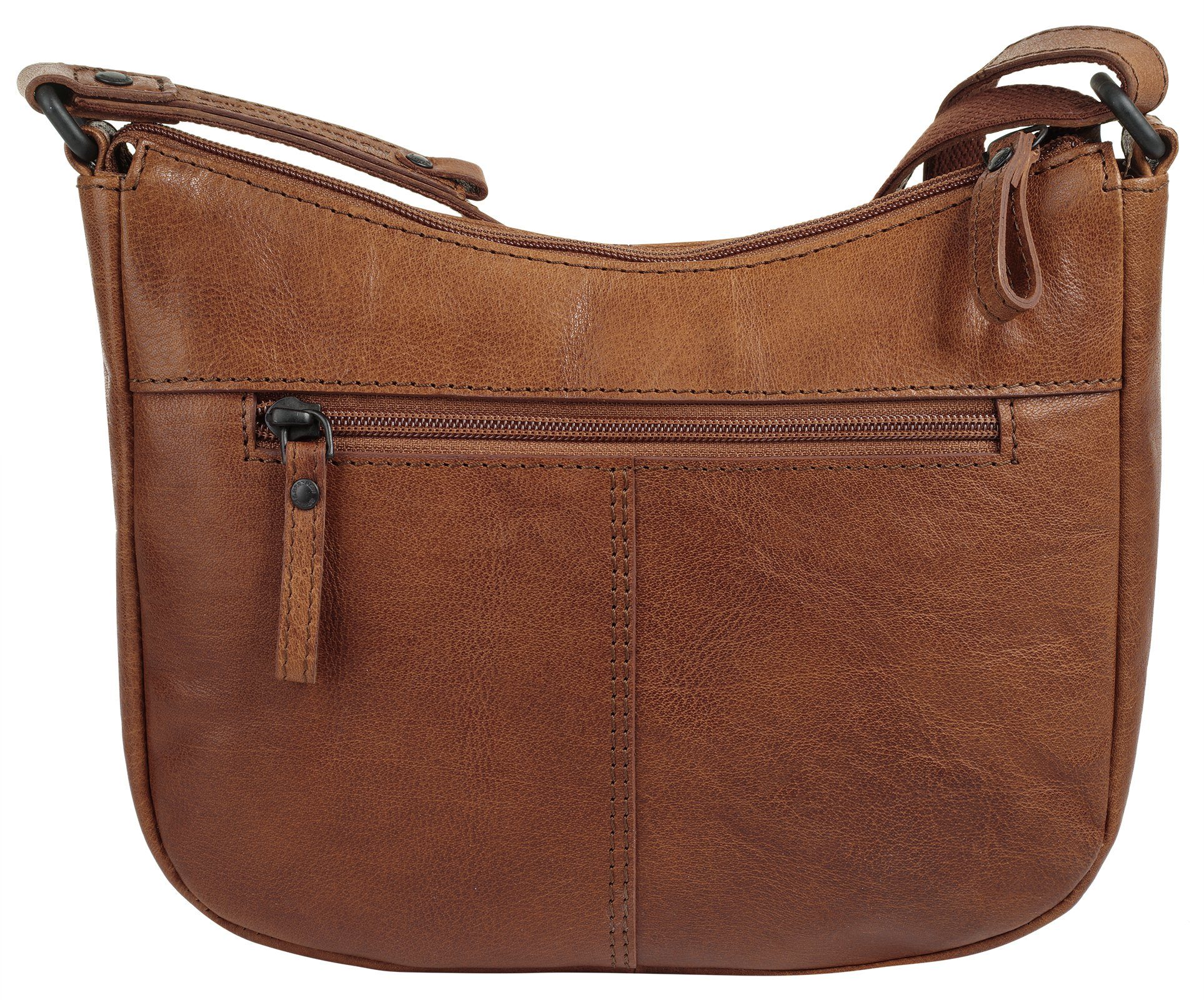 Spikes & Sparrow Schoudertas echt leder